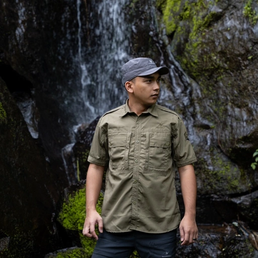 Image of WILDSHELL - Kemeja Lapangan Pendek Genoa Series