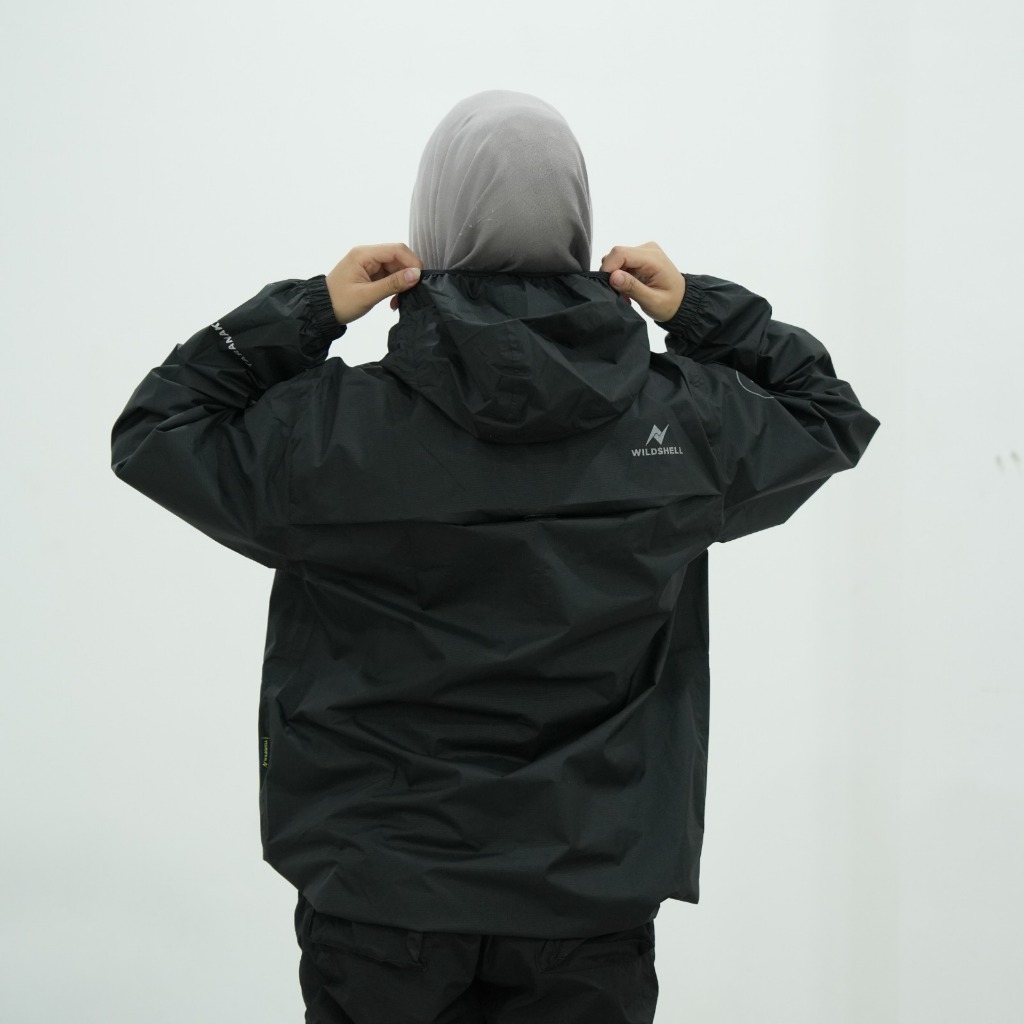 JAKET WILDSHELL TRAIL RUNNING TARANAKI SERIES 100% WATERPROOF