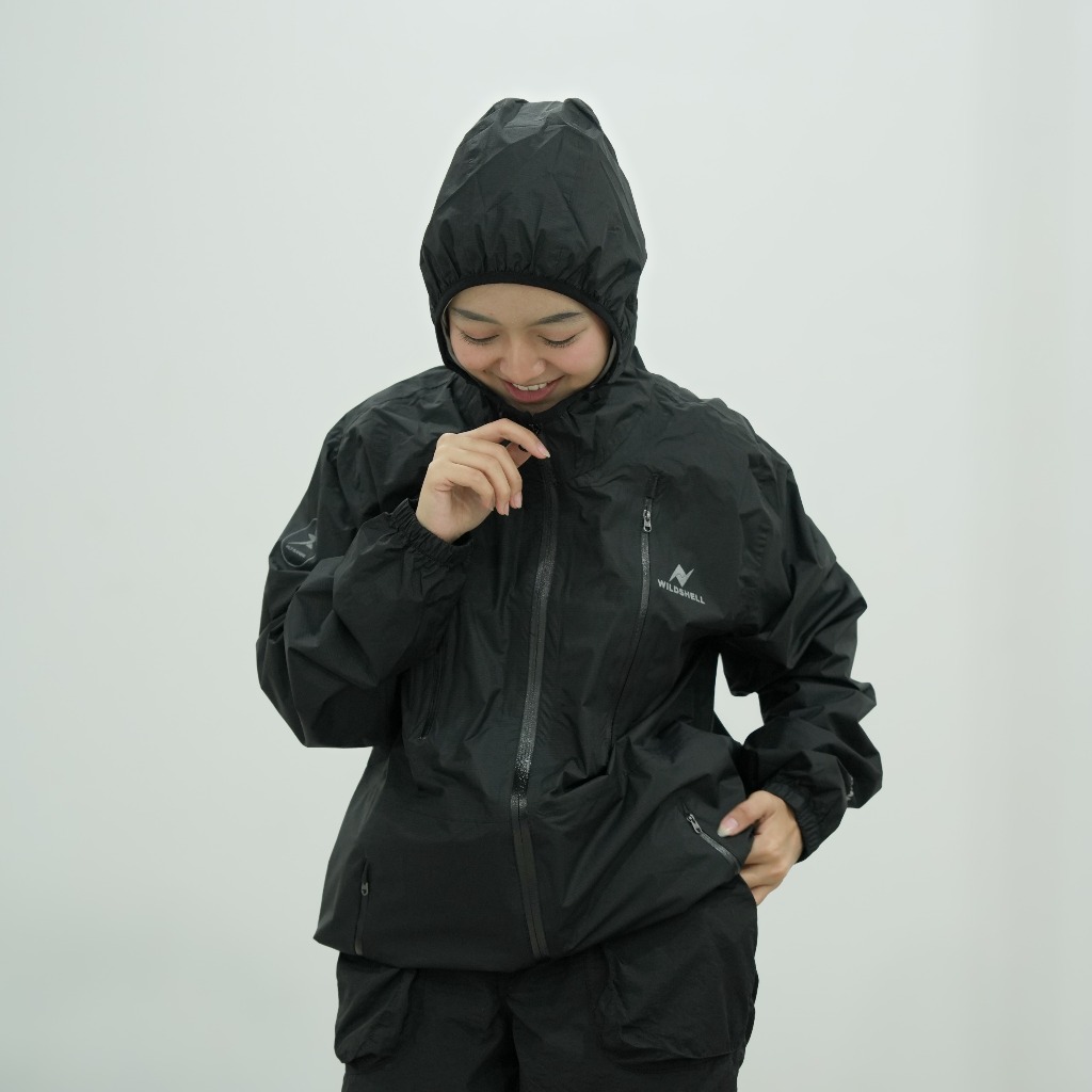 JAKET WILDSHELL TRAIL RUNNING TARANAKI SERIES 100% WATERPROOF