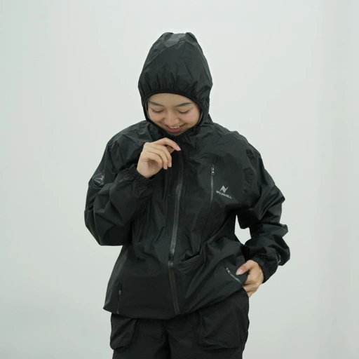 Image of JAKET WILDSHELL TRAIL RUNNING TARANAKI SERIES 100% WATERPROOF