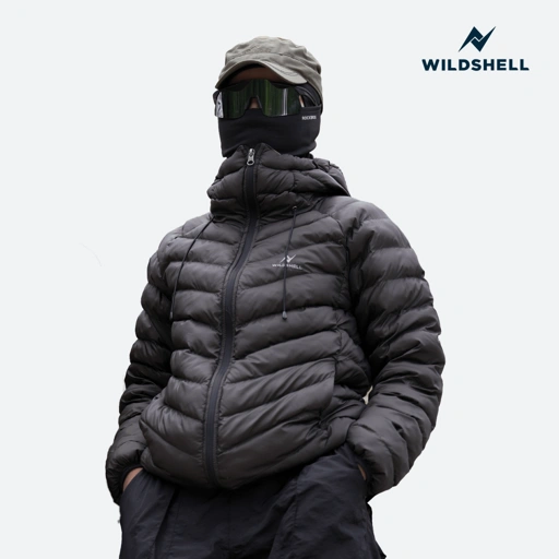 Image of WILDSHELL - JAKET GUNUNG PUFFER GORPCORE  SERIES HABEMA