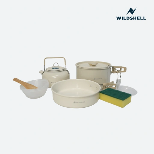 Image of COOKINGSET 3in1 atau POTS SET CAMPING FROM WILDGEAR
