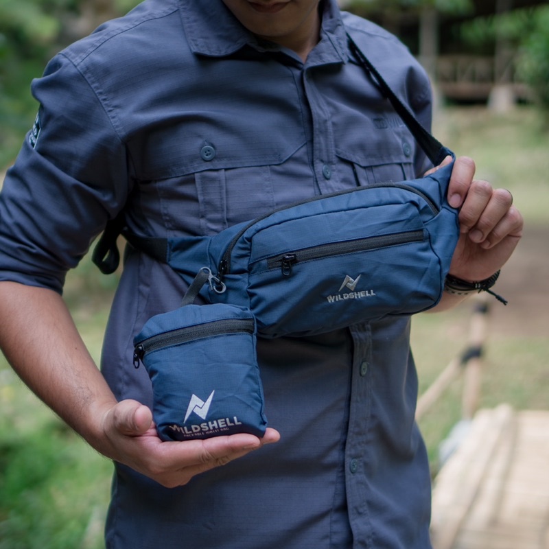 TAS SLEMPANG // TRAVEL POUCH ULTRALIGHT // WAIST BAG WILDSHELL RAKATA SERIES