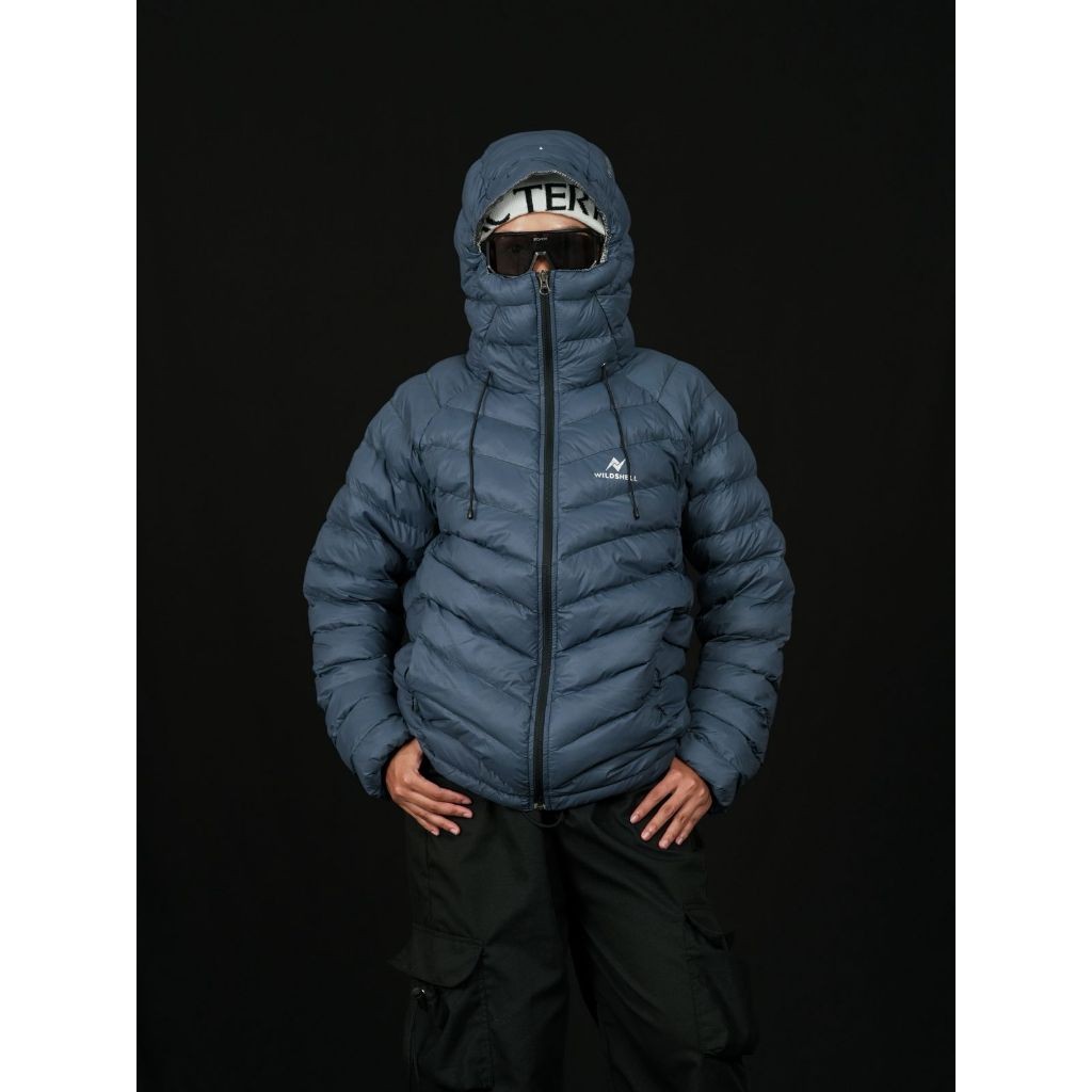 JAKET GUNUNG PUFFER GORPCORE SERIES HABEMA MERK WILDSHELL UNTUK MUSIM DINGIN