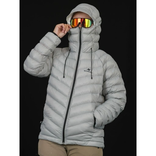 Image of JAKET GUNUNG PUFFER GORPCORE SERIES HABEMA MERK WILDSHELL UNTUK MUSIM DINGIN