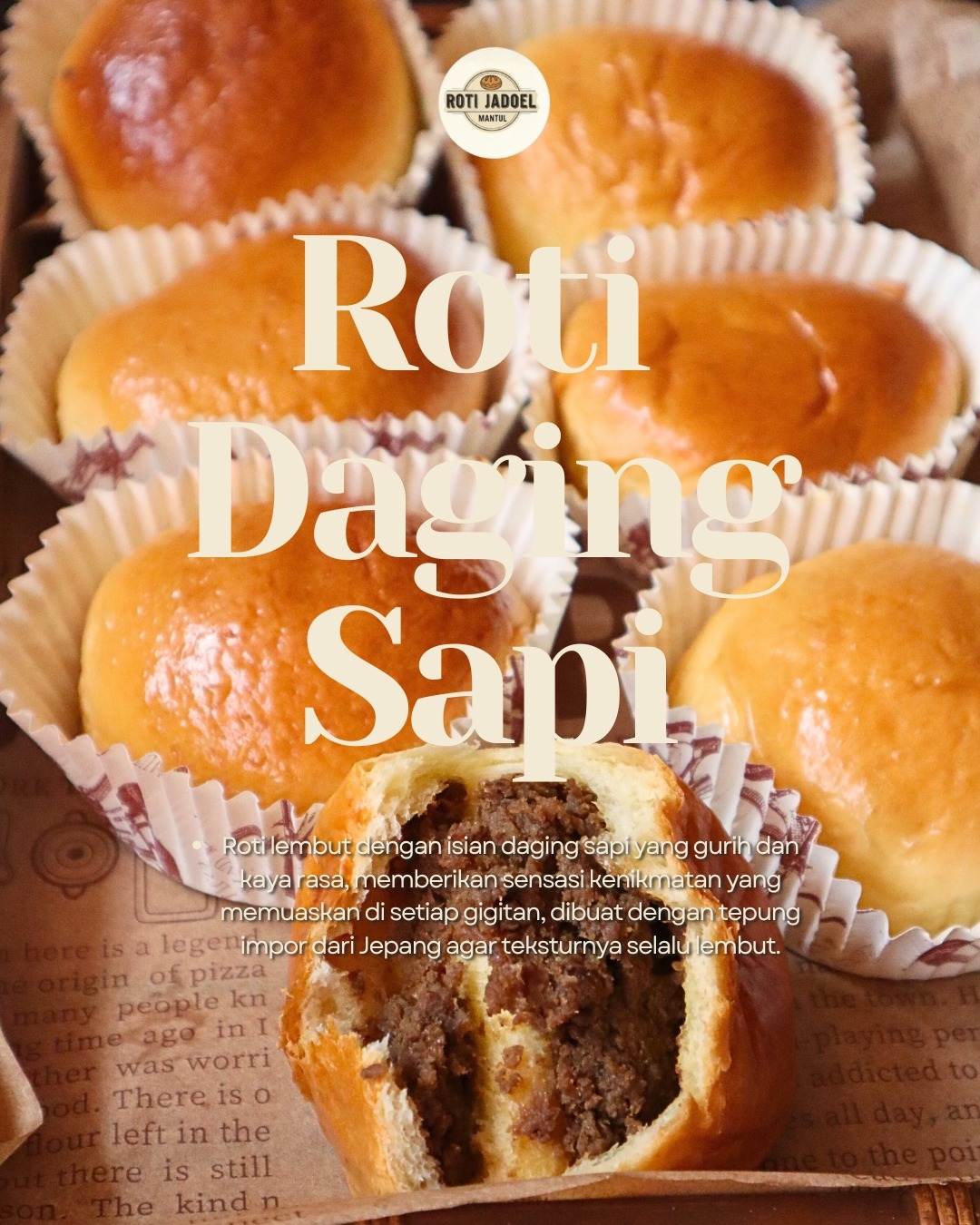 Roti Isi Daging Sapi