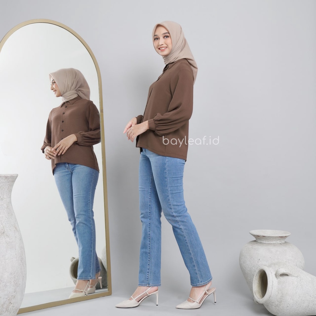 Sonya Shirt Atasan Kemeja Wanita Hits