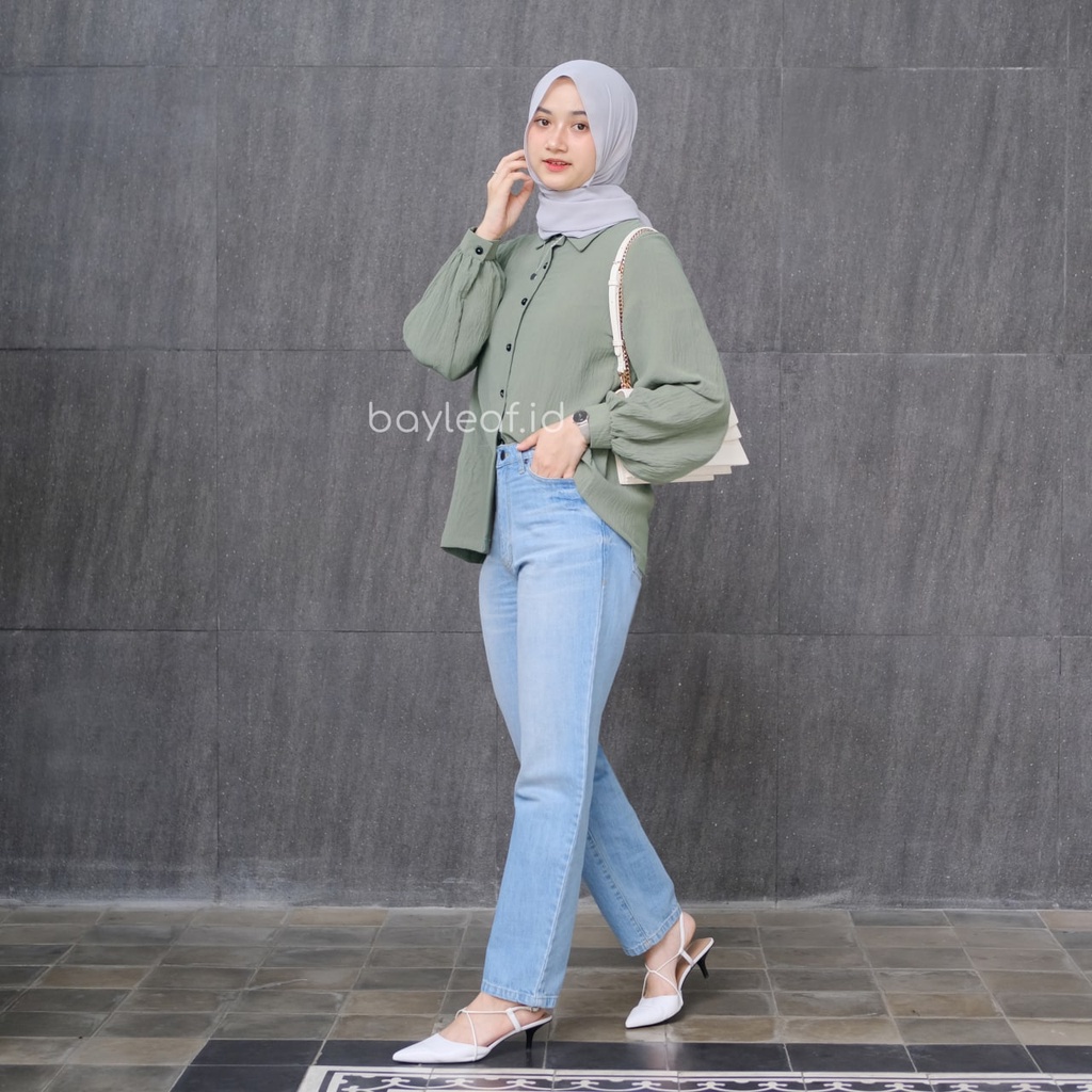 Sonya Shirt Atasan Kemeja Wanita Hits