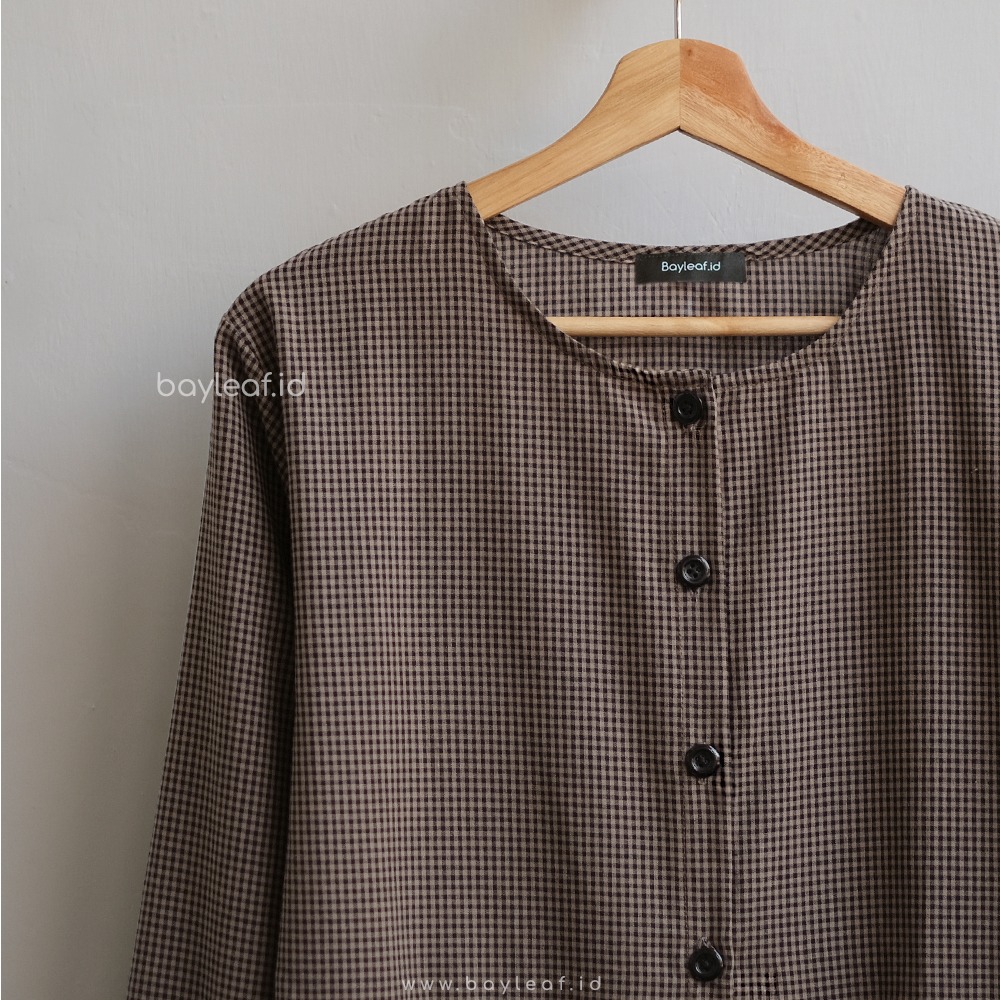 Naomi Blouse Kemeja Casual Small Pattern