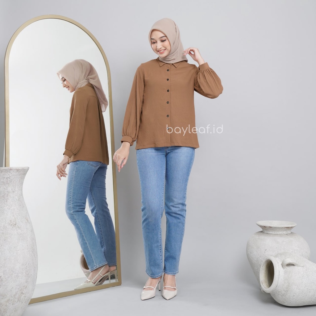 Sonya Shirt Atasan Kemeja Wanita Hits