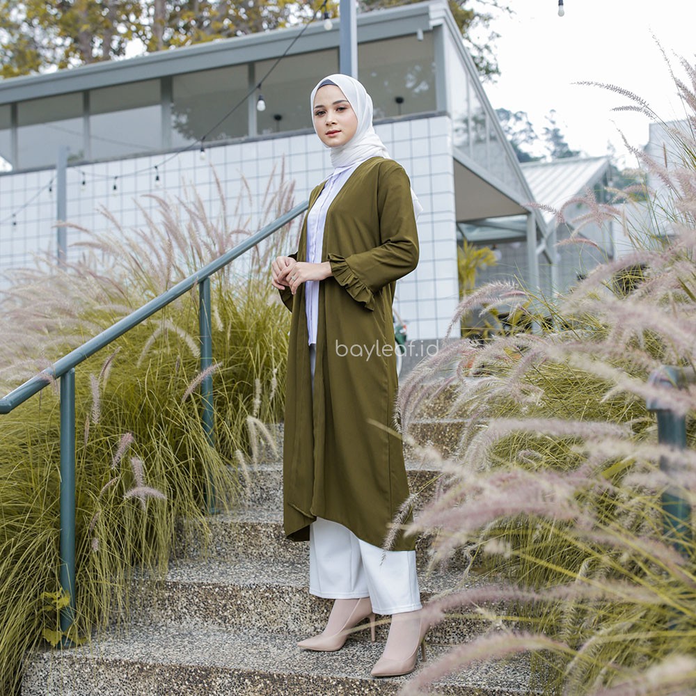 Nadine Outer Basic Lengan Ruffle