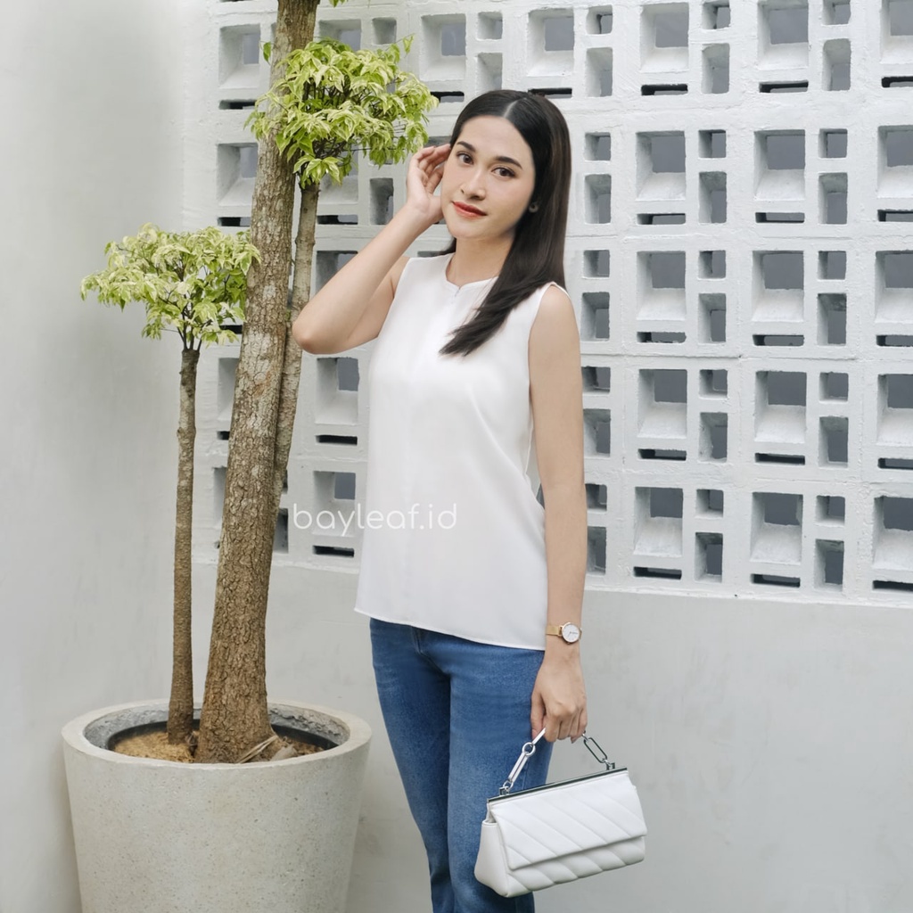 Atasan Olla Inner Tanpa Lengan Busui Friendly