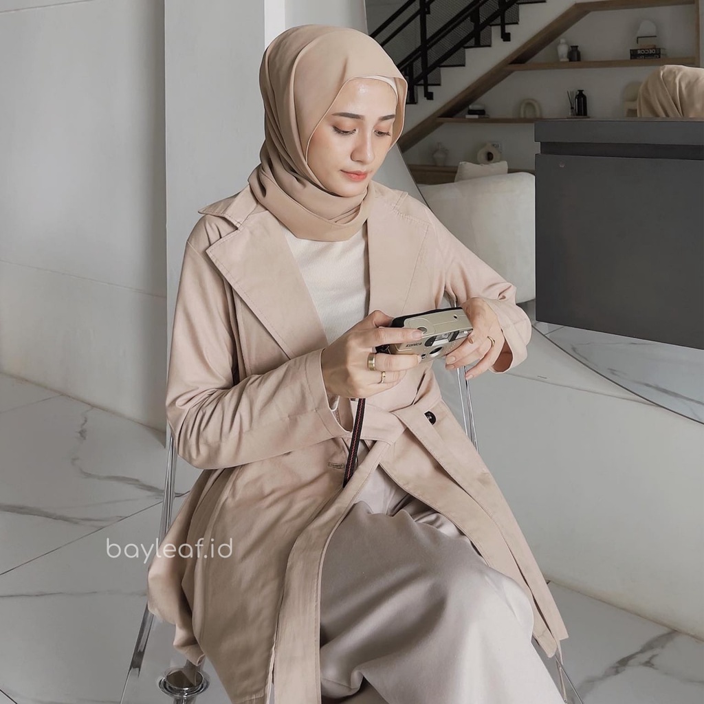 Rossa Coat Formal Casual | Blazer Wanita Material Soft Canvas
