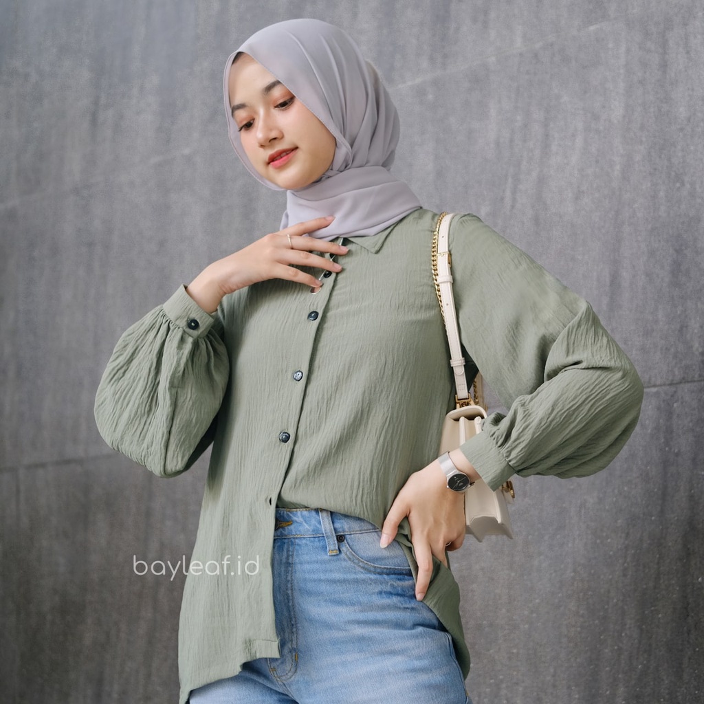 Sonya Shirt Atasan Kemeja Wanita Hits