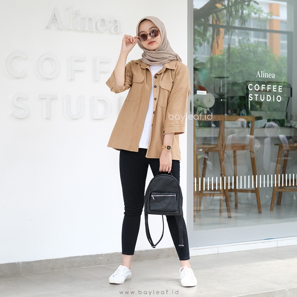 Ghea Shirt Kemeja Lengan Panjang Basic