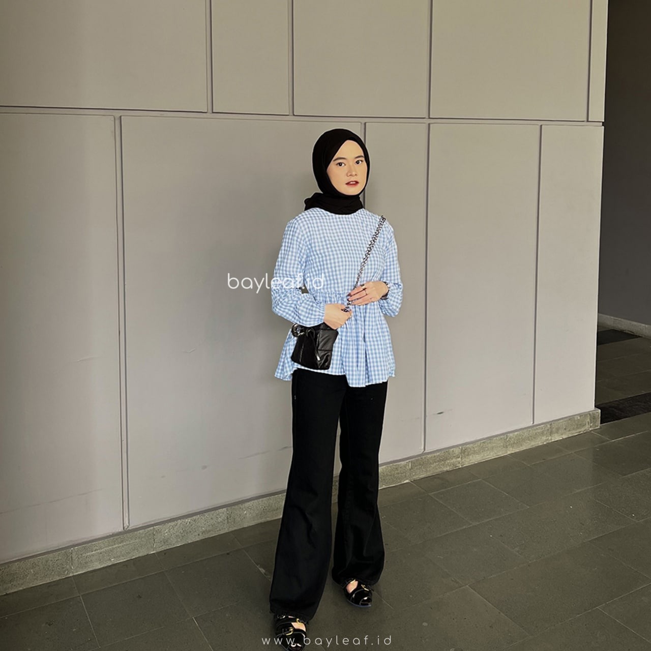 Arabele Plaid Blouse 