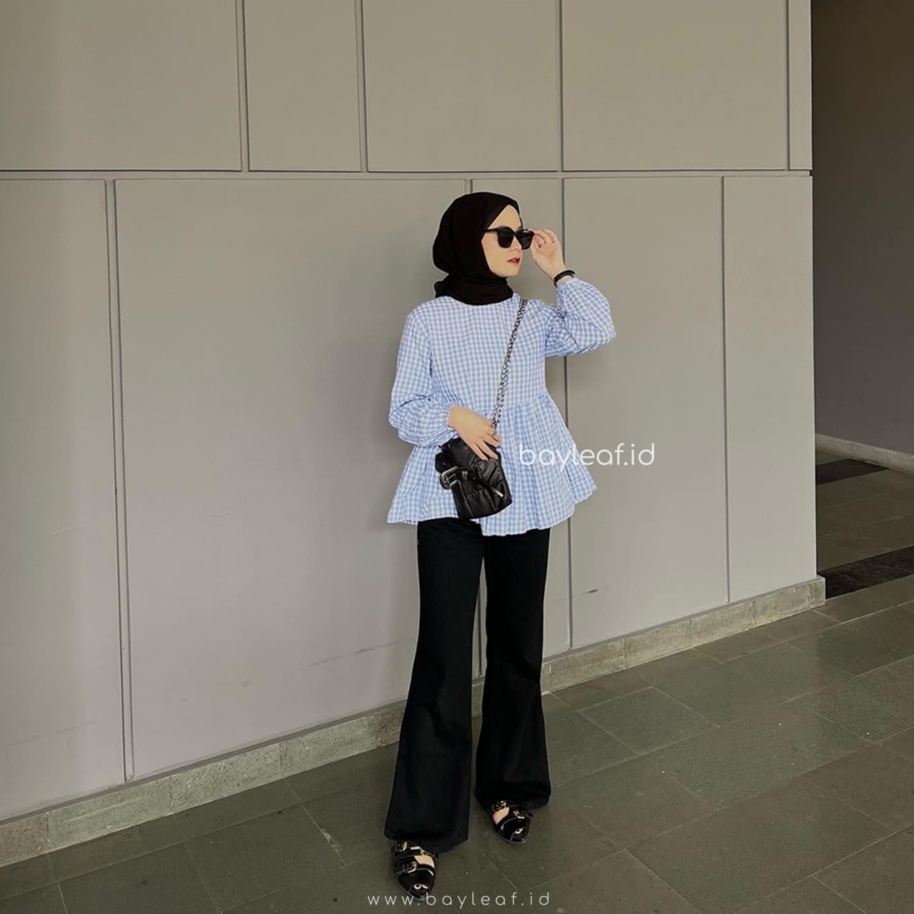 Arabele Plaid Blouse 