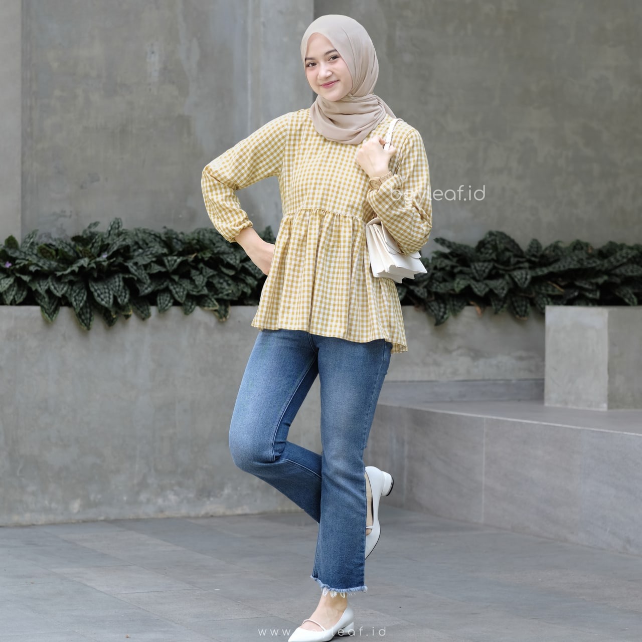 Arabele Plaid Blouse 