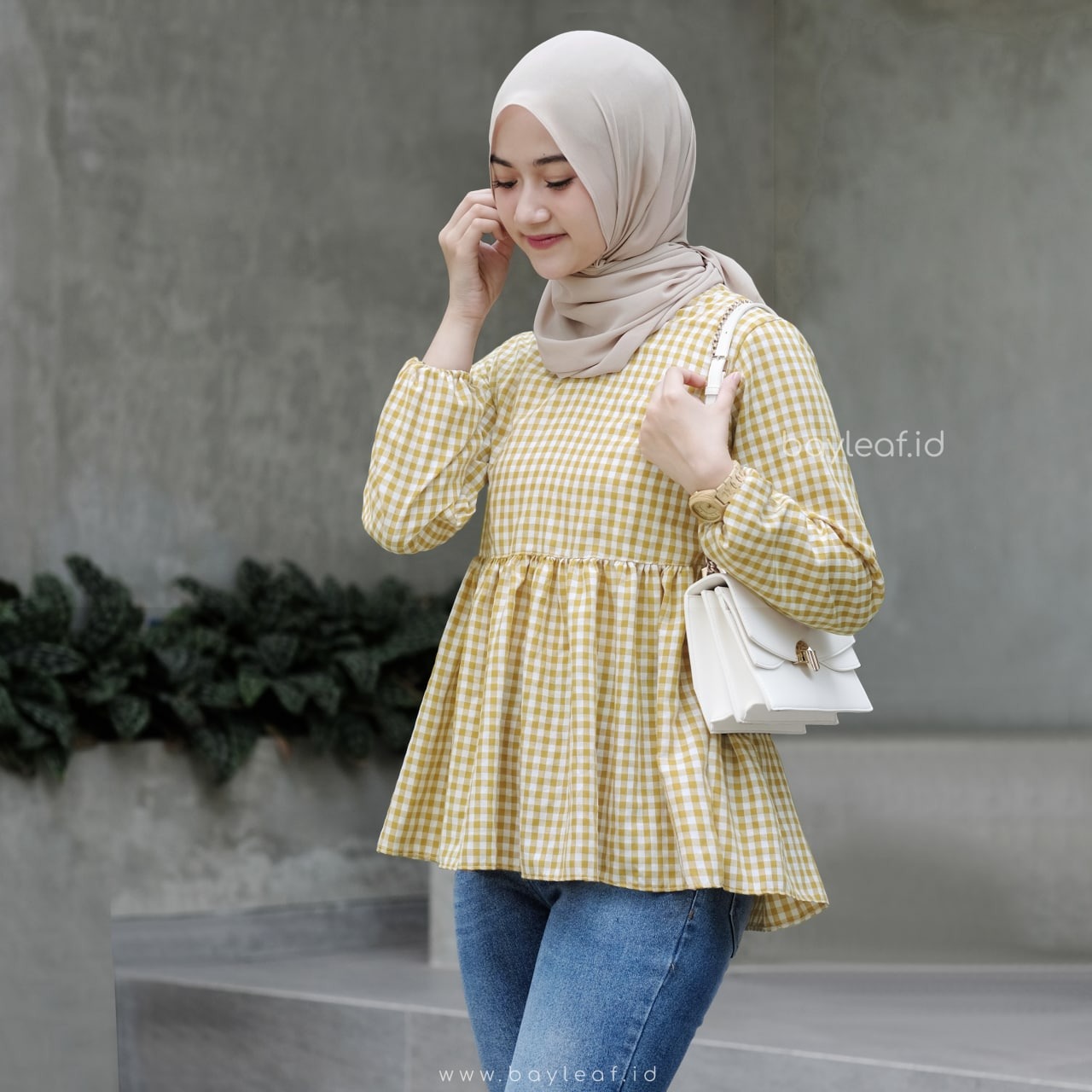 Arabele Plaid Blouse 