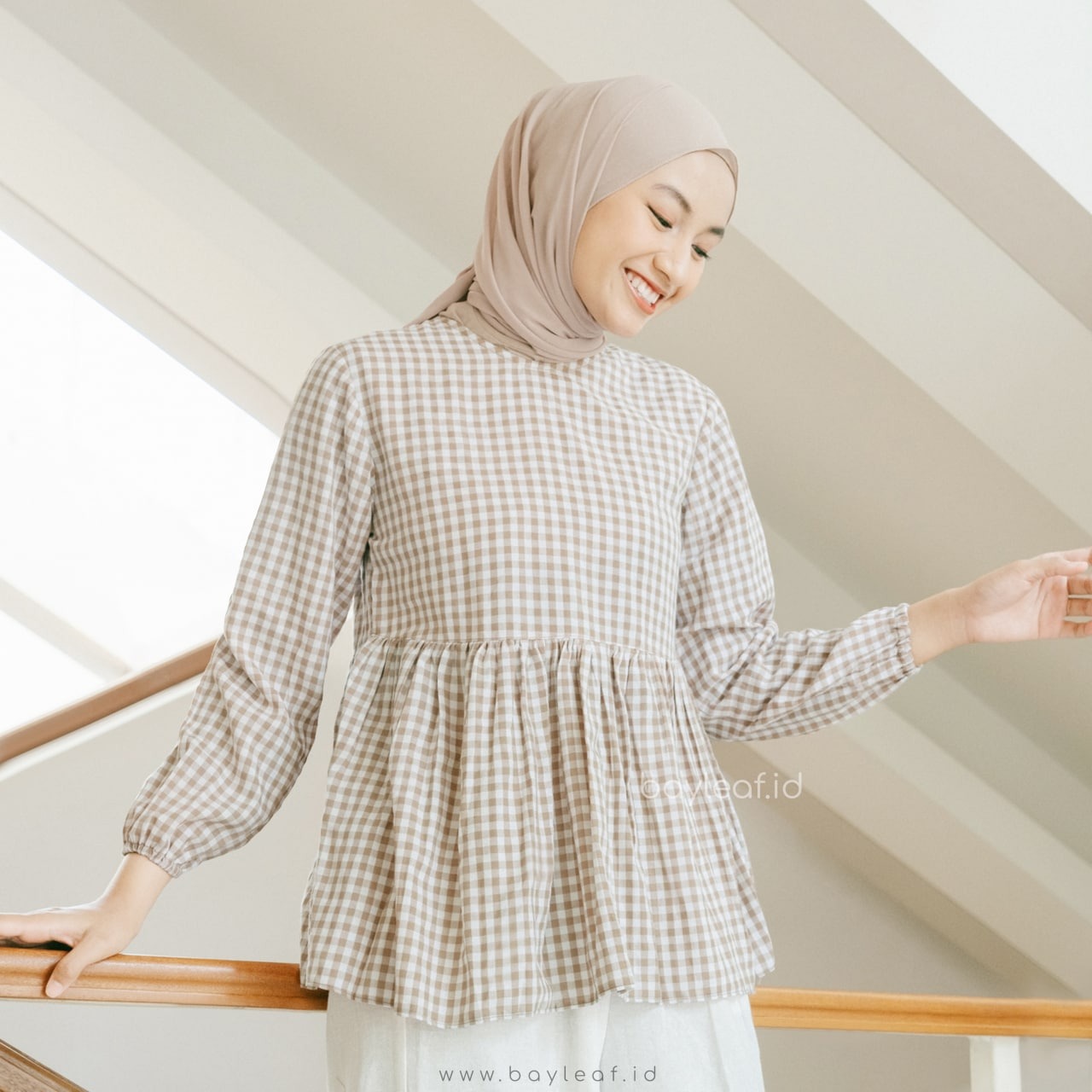 Arabele Plaid Blouse 