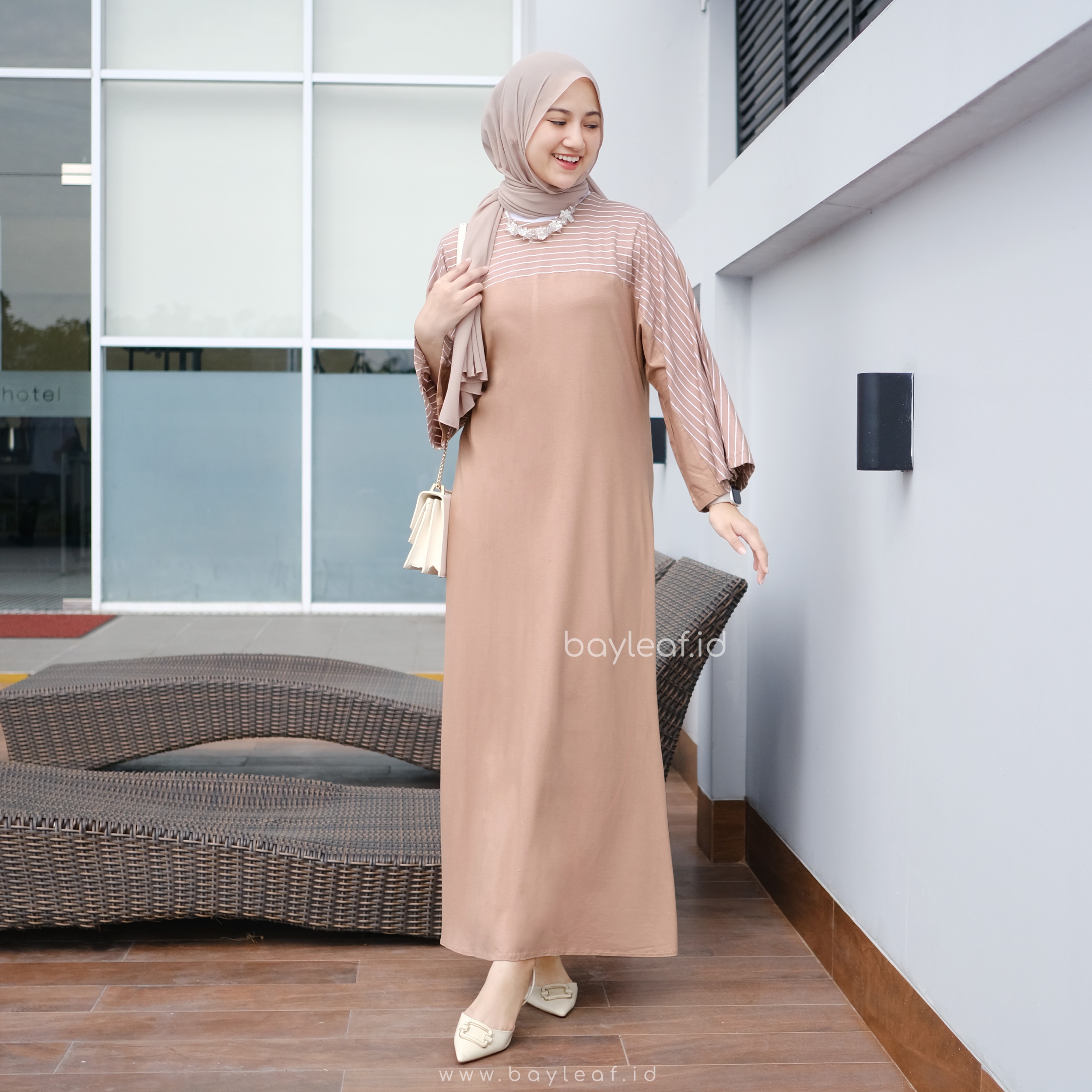 Carisa Basic Striped Dress