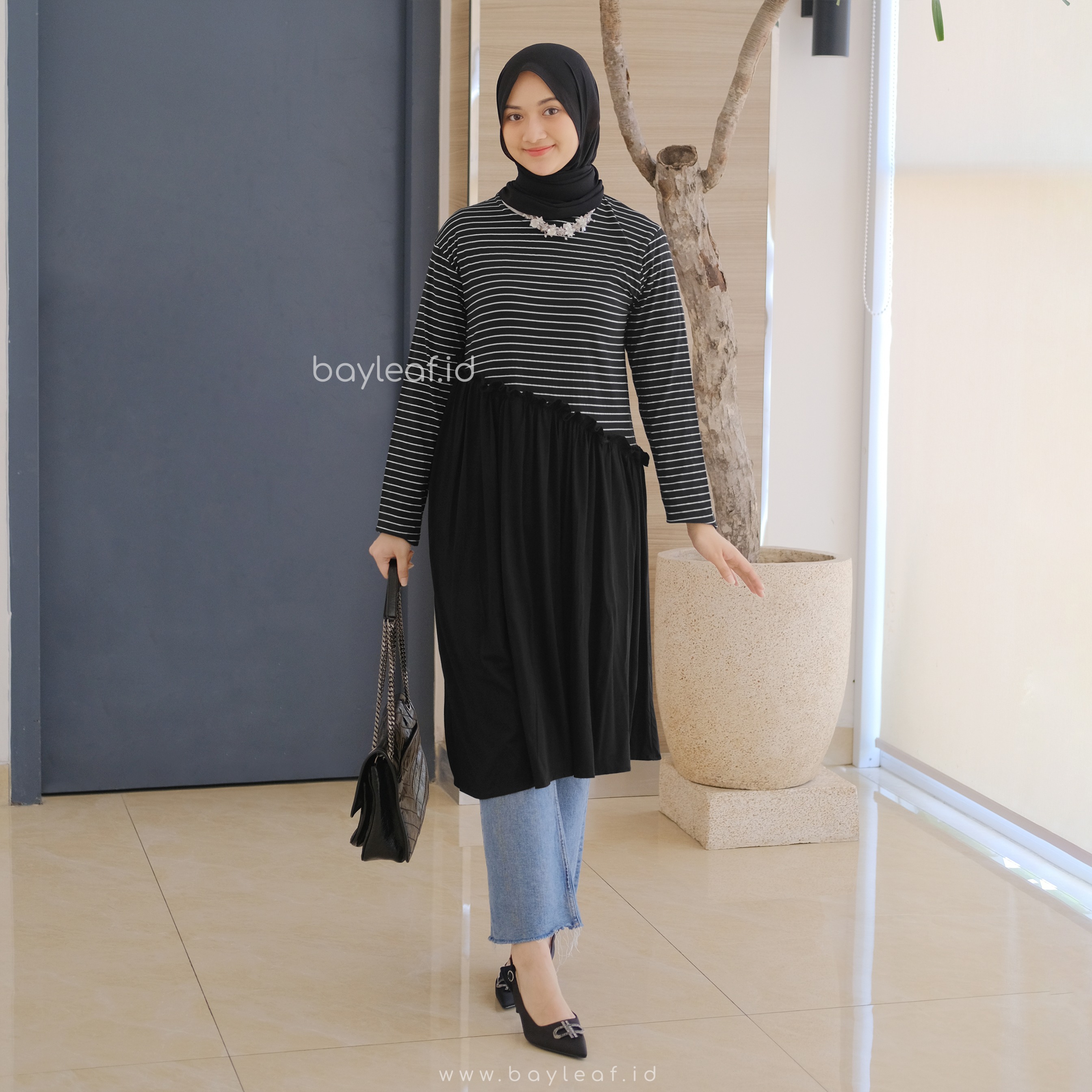 Carisa Basic Striped Tunik