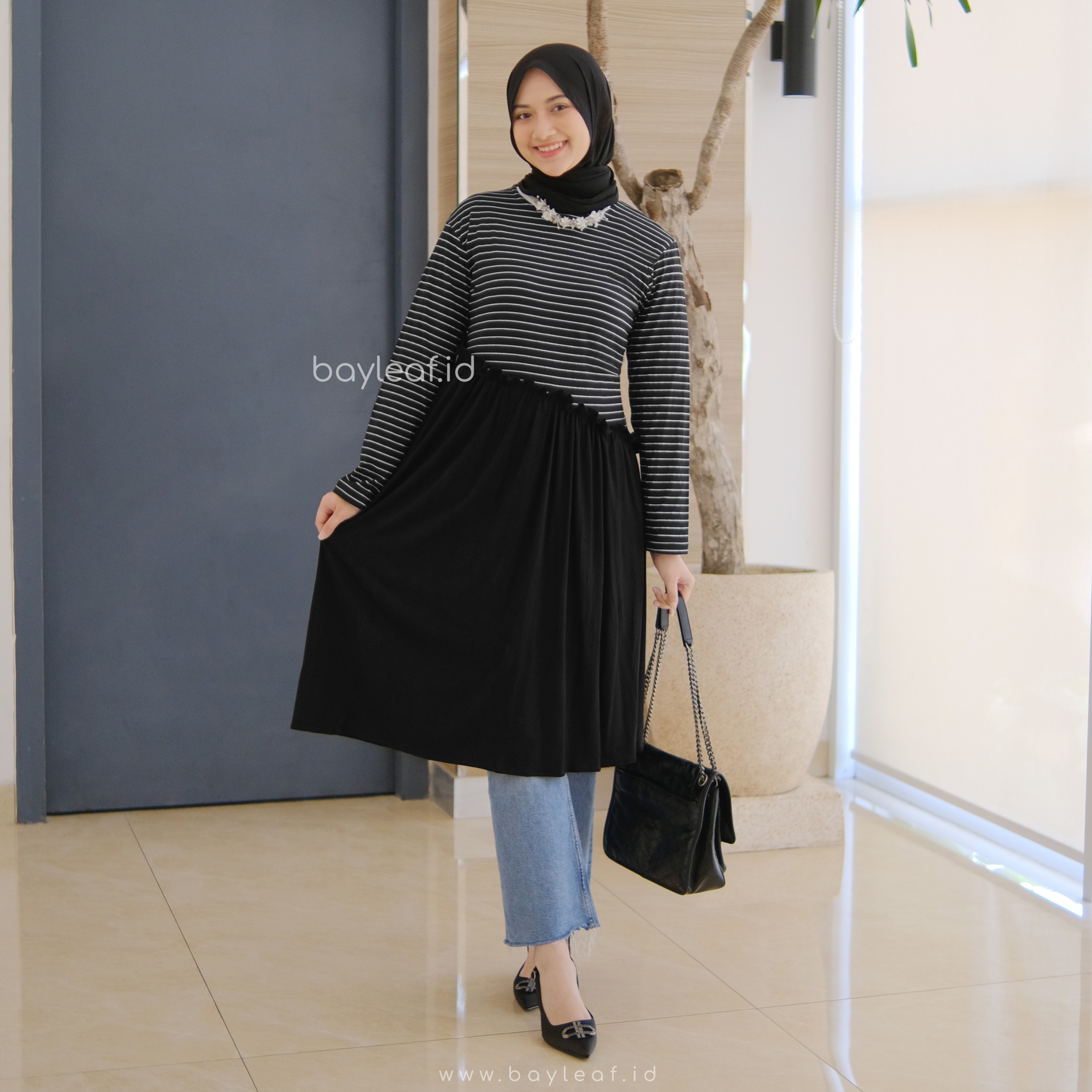 Carisa Basic Striped Tunik