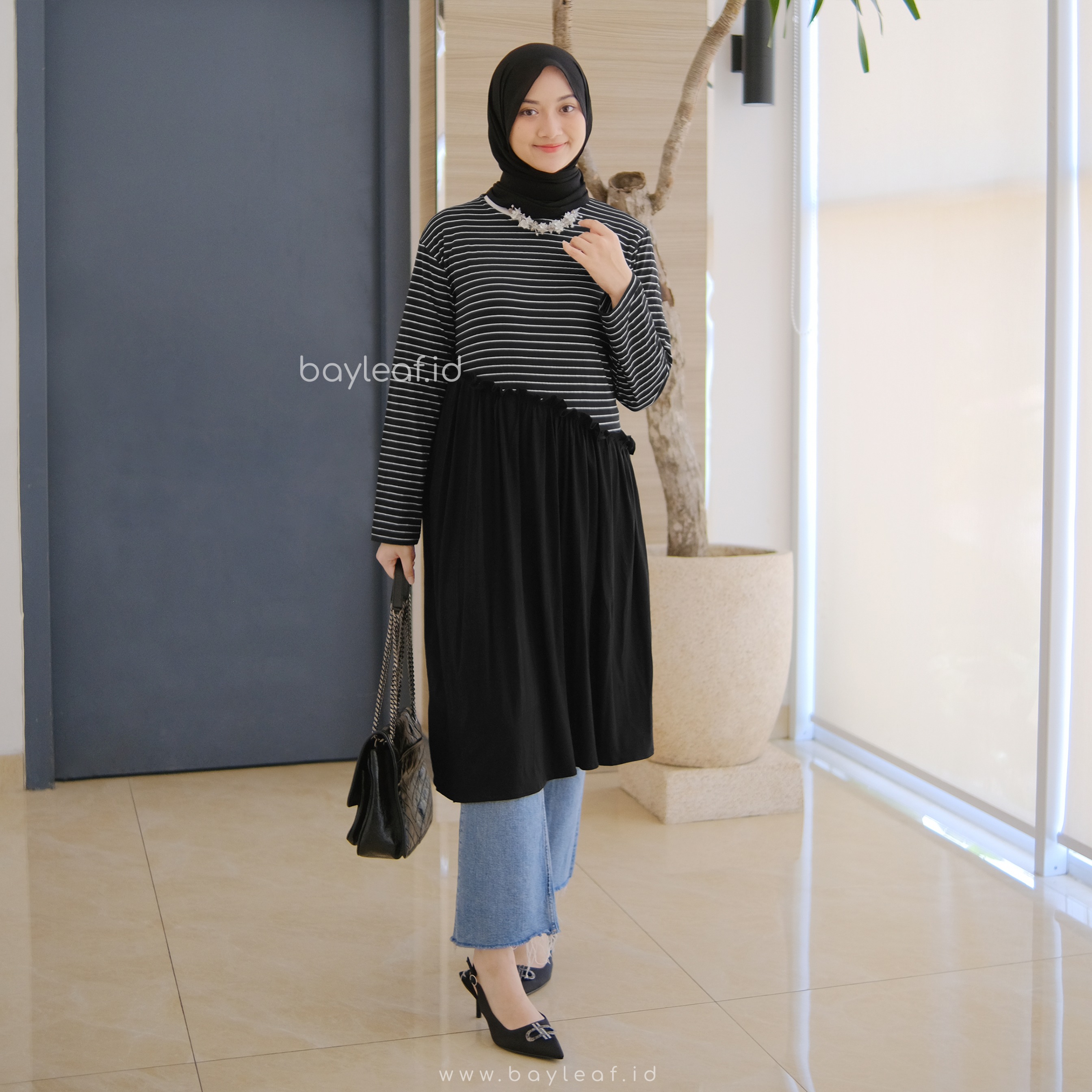 Carisa Basic Striped Tunik