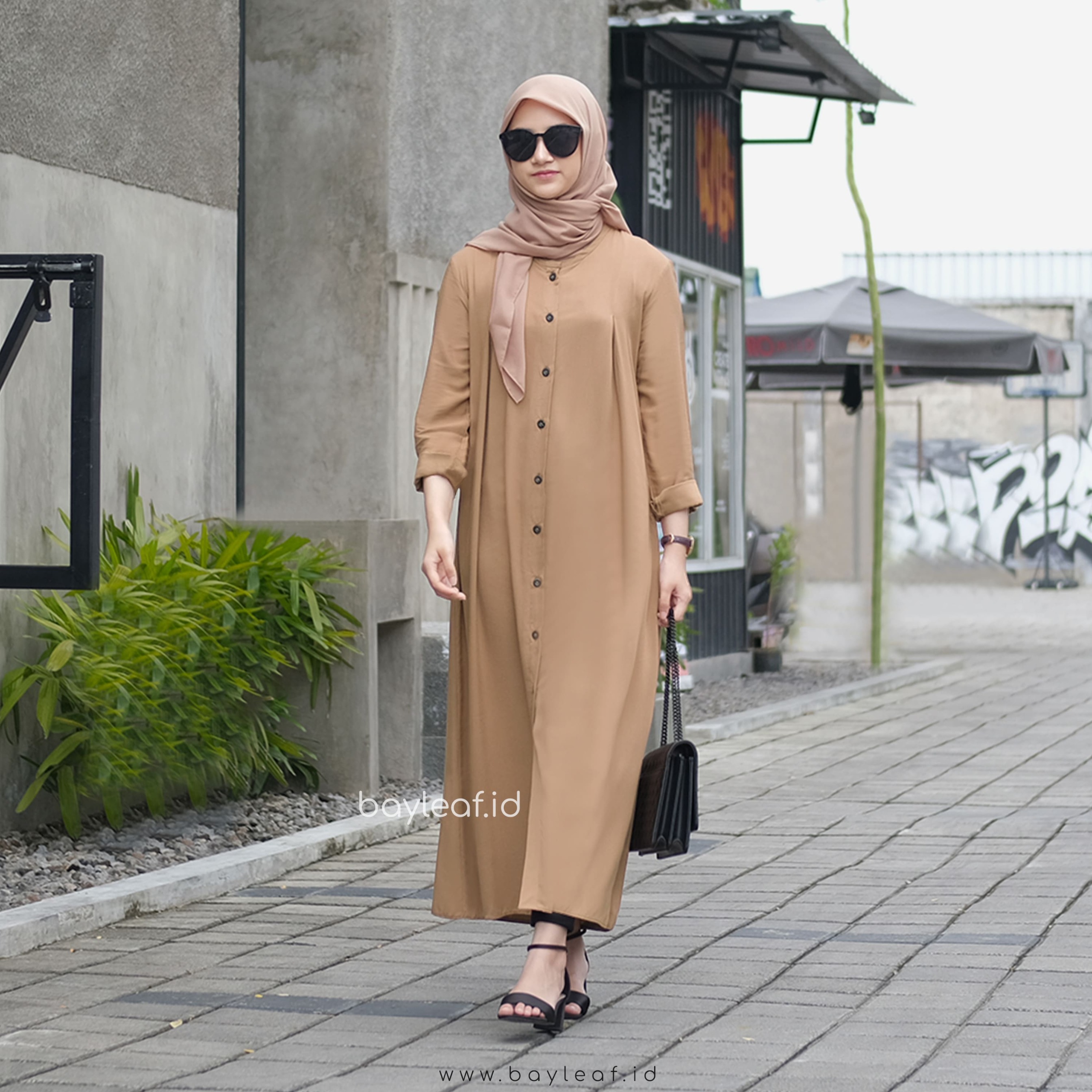 Azalea Midress Basic Bahan Rayon Tunic Wanita