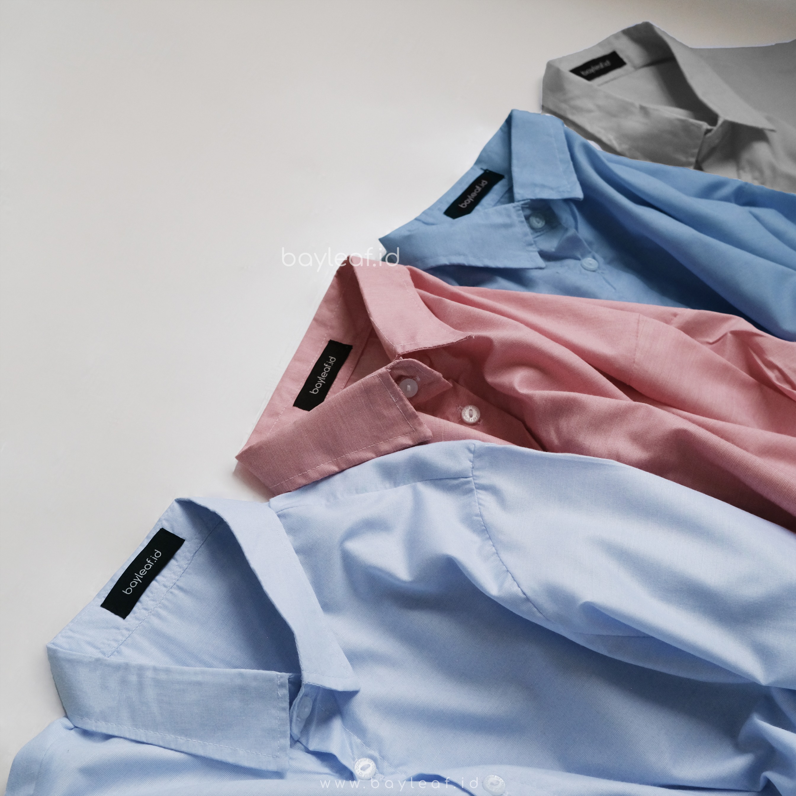 Prisia Basic Shirt | Atasan Kemeja Casual Wanita Polos