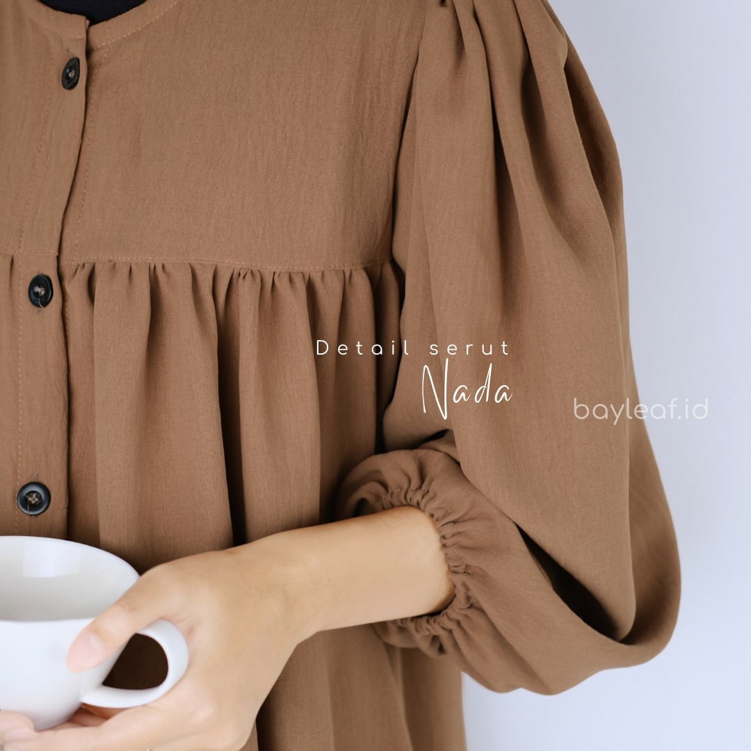 Nada Tunik Polos Basic Lengan 3/4