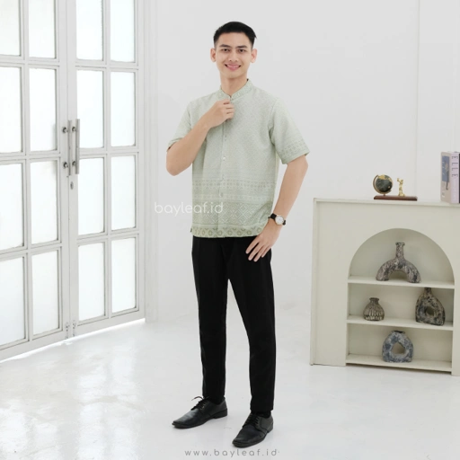 Image of Seraya Arsen Atasan Kemeja Pria Lengan Pendek