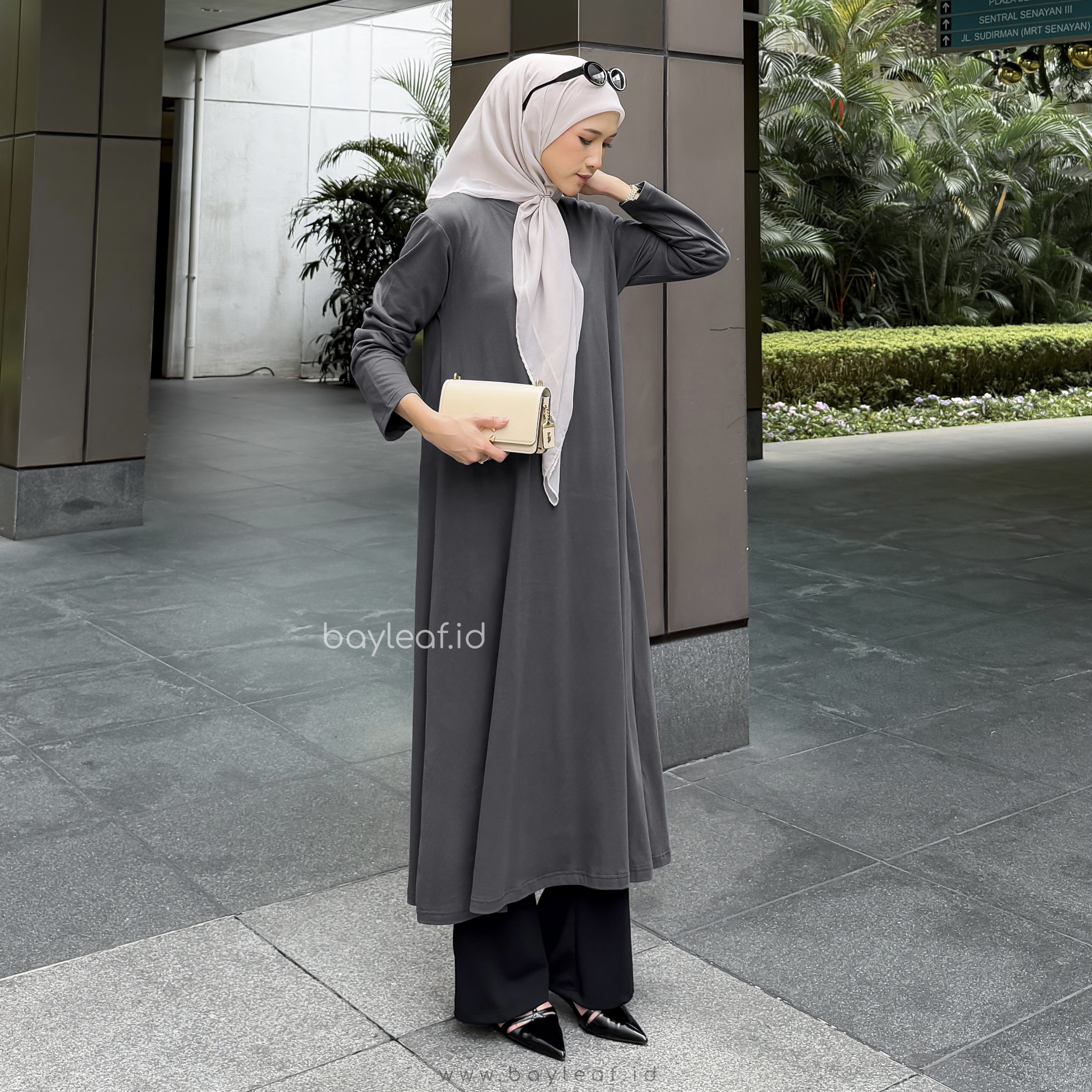 Kalela Long Tunik Basic Cotton
