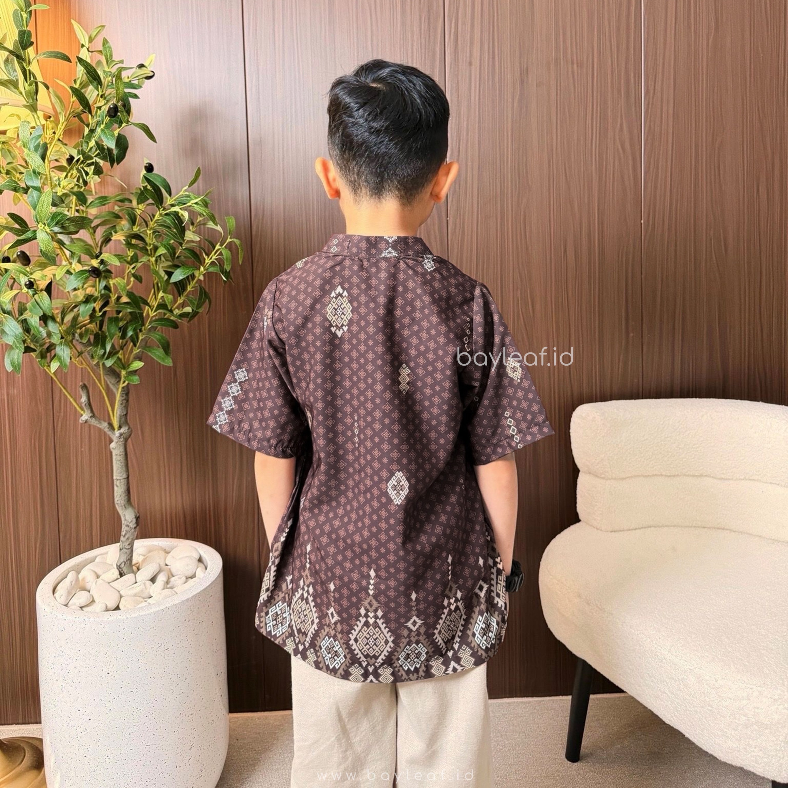 Rayana Alan Kids Atasan Kemeja Anak Lengan Pendek