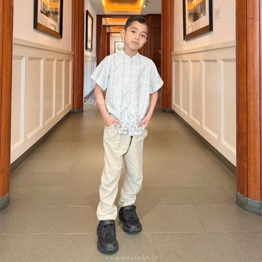 Image of Zahreen Alan Kids Atasan Kemeja Anak Lengan Pendek