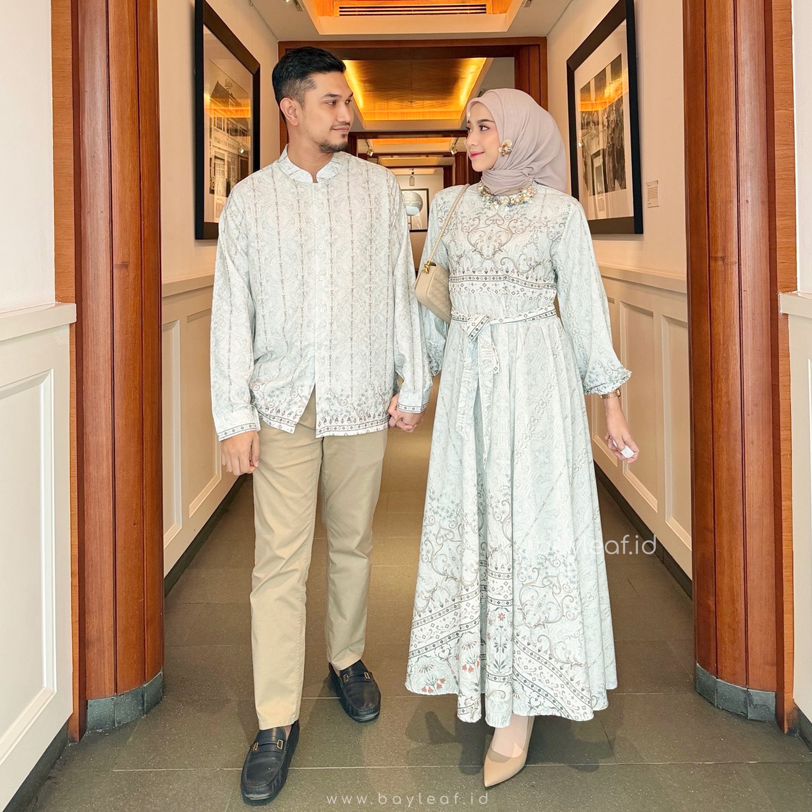 Zahreen Alan Atasan Kemeja Pria Lengan Panjang