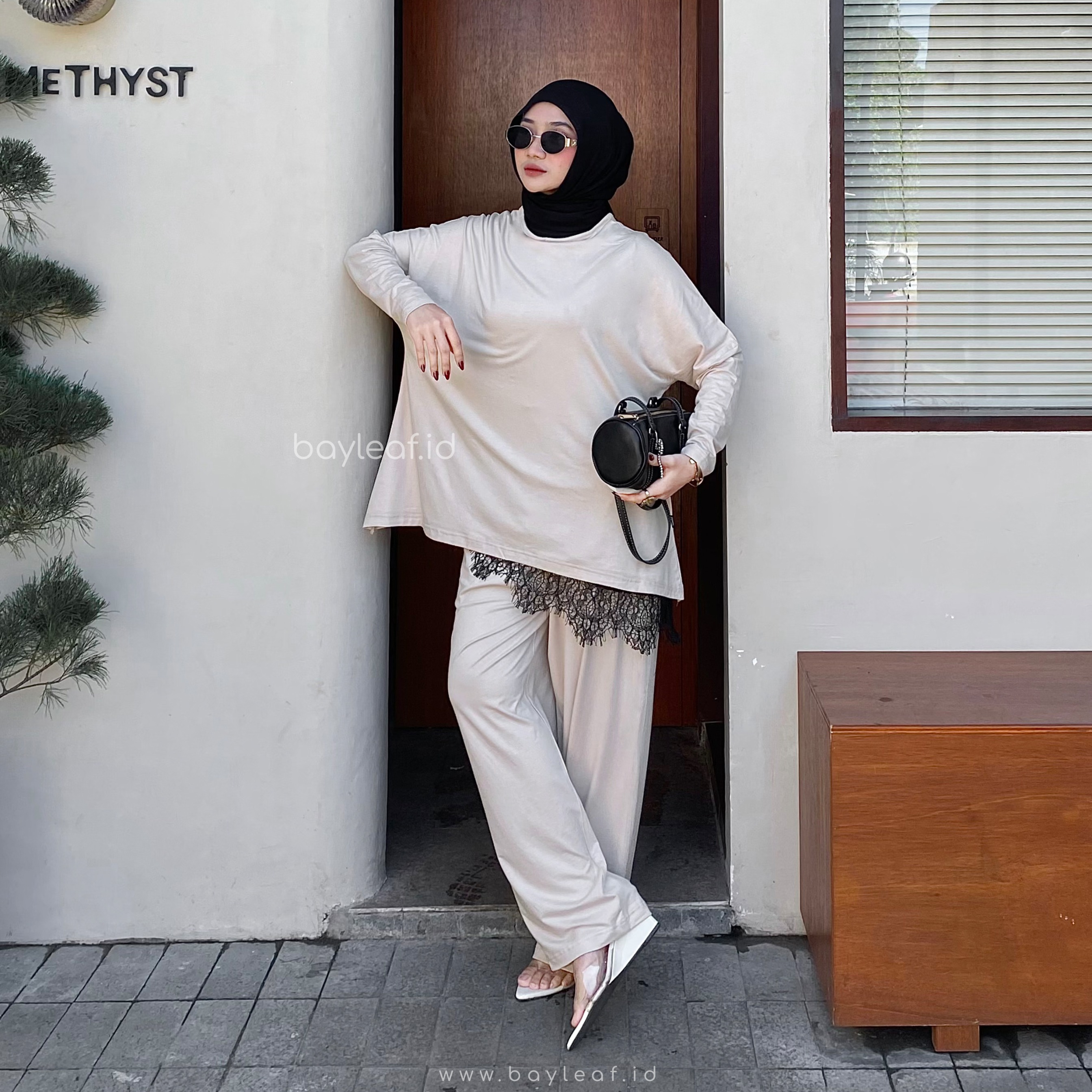 Aury Loose Pants Celana Wanita Casual Polos Loose Fit Basic