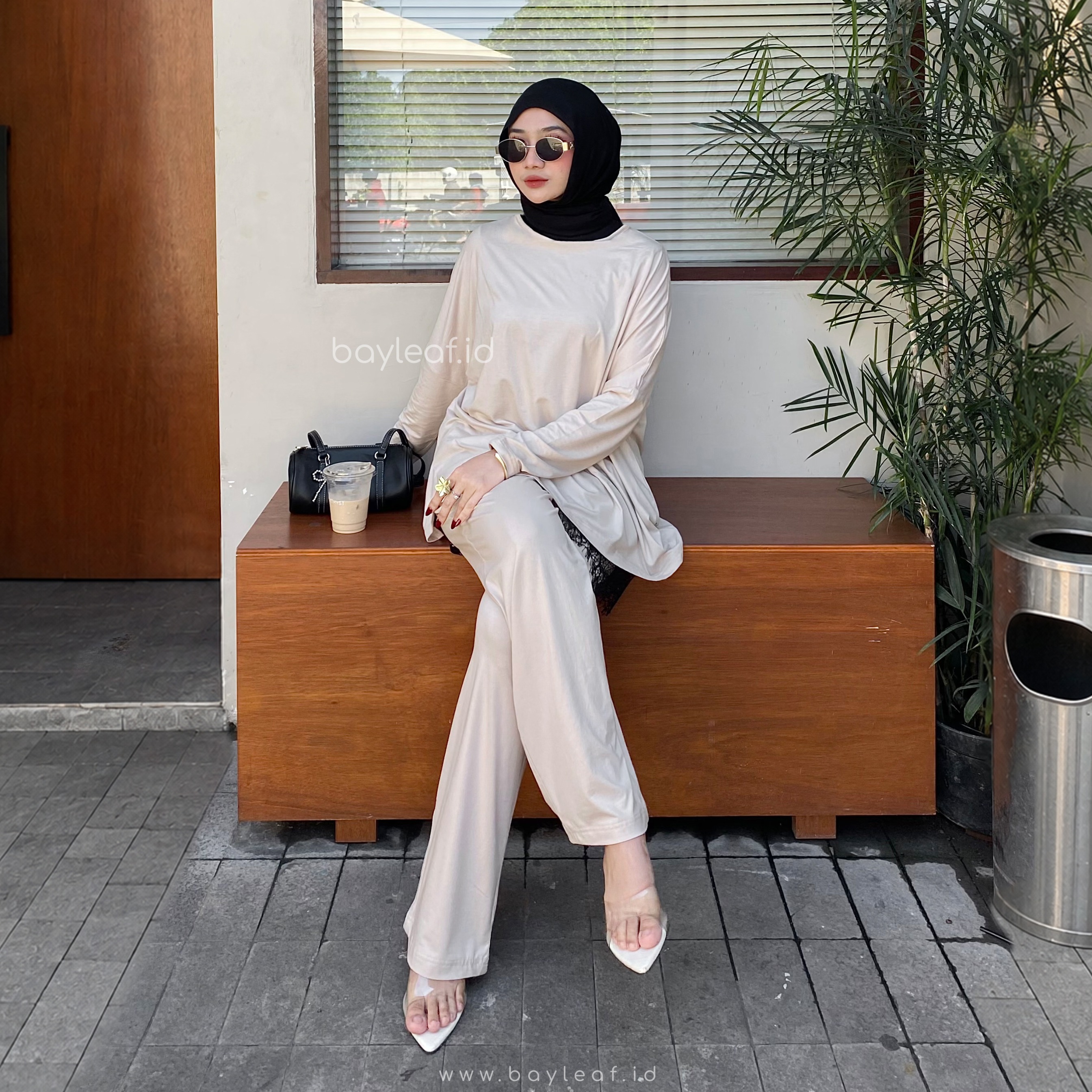 Aury Loose Pants Celana Wanita Casual Polos Loose Fit Basic