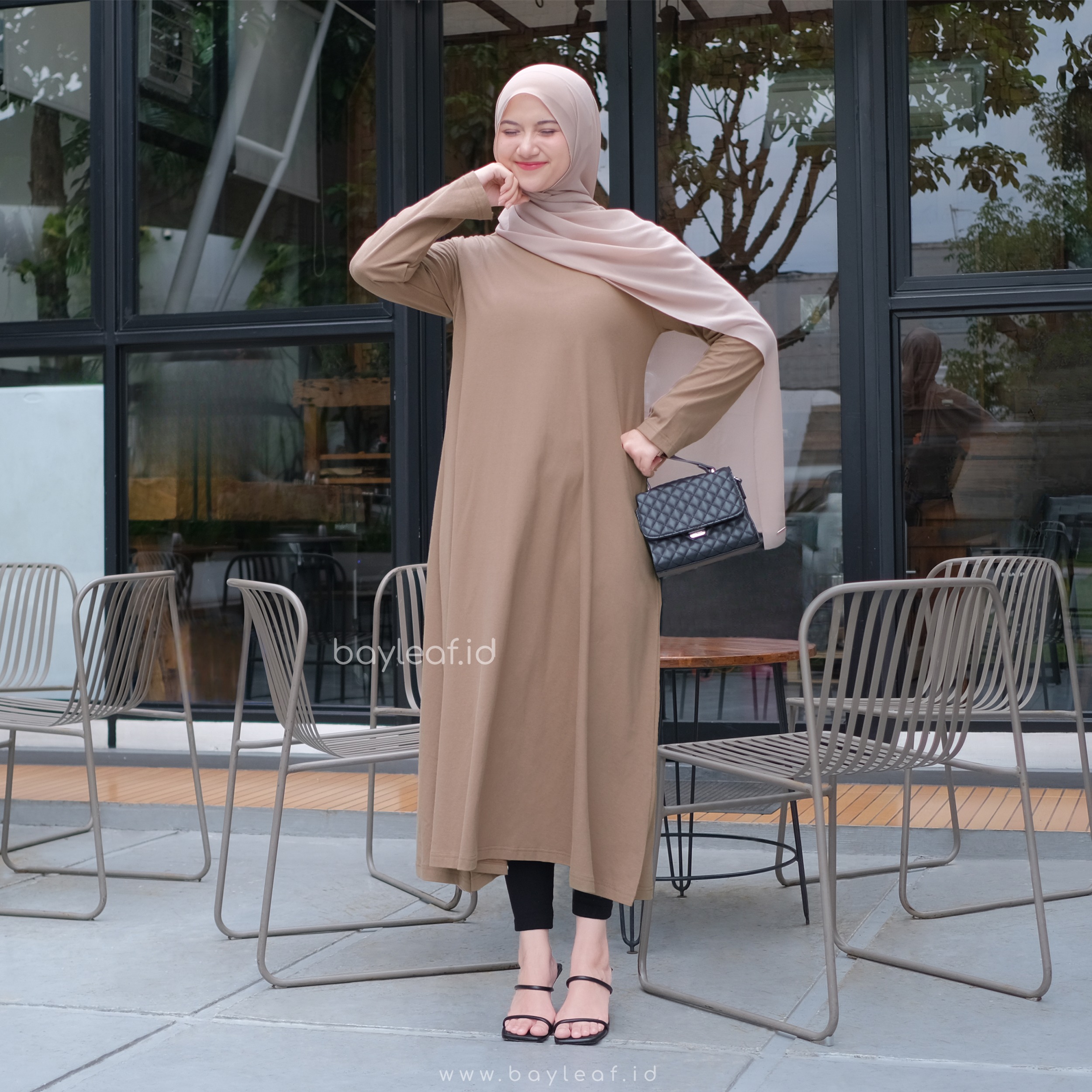 Kalela Long Tunik Basic Cotton