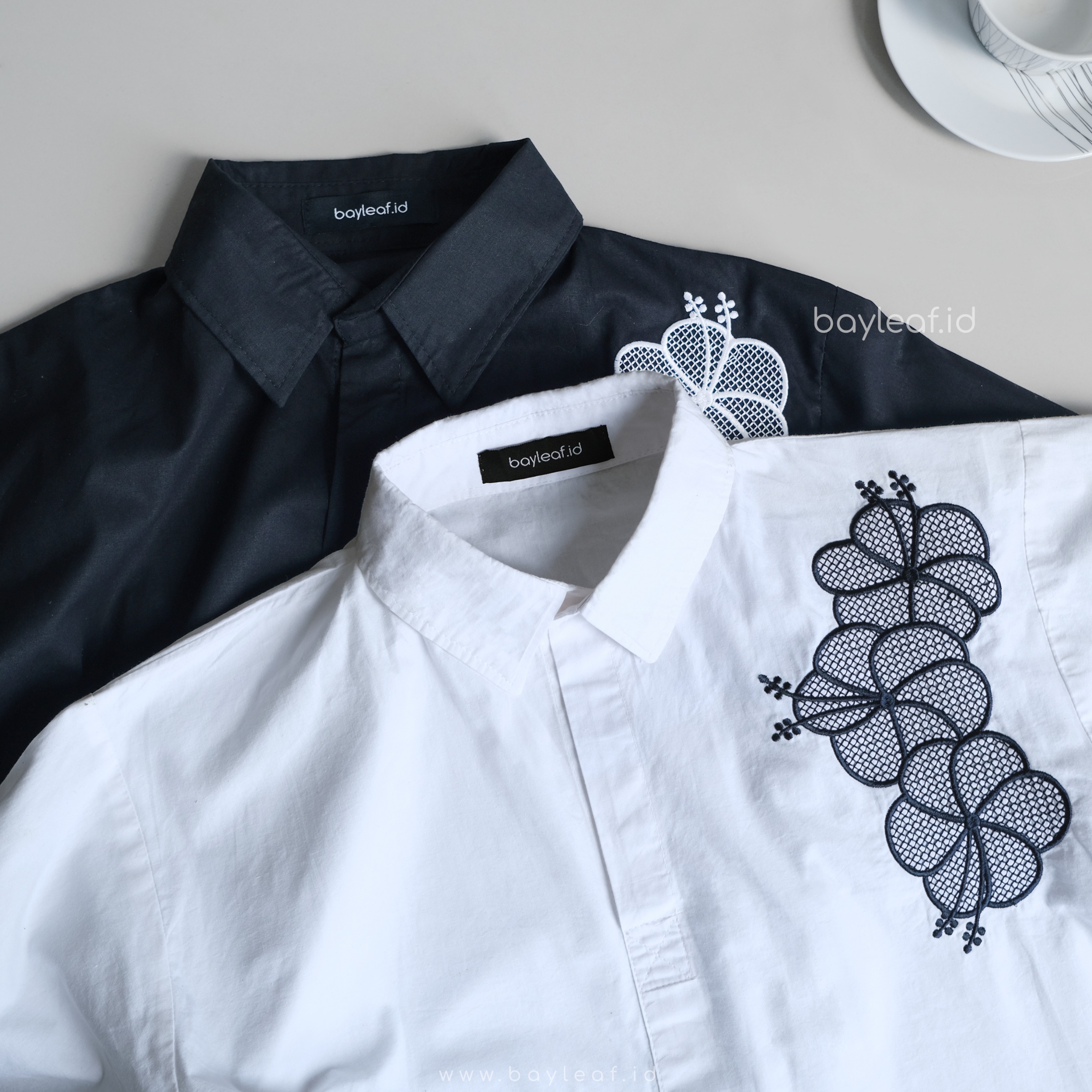 Levina Shirt Motif Bunga