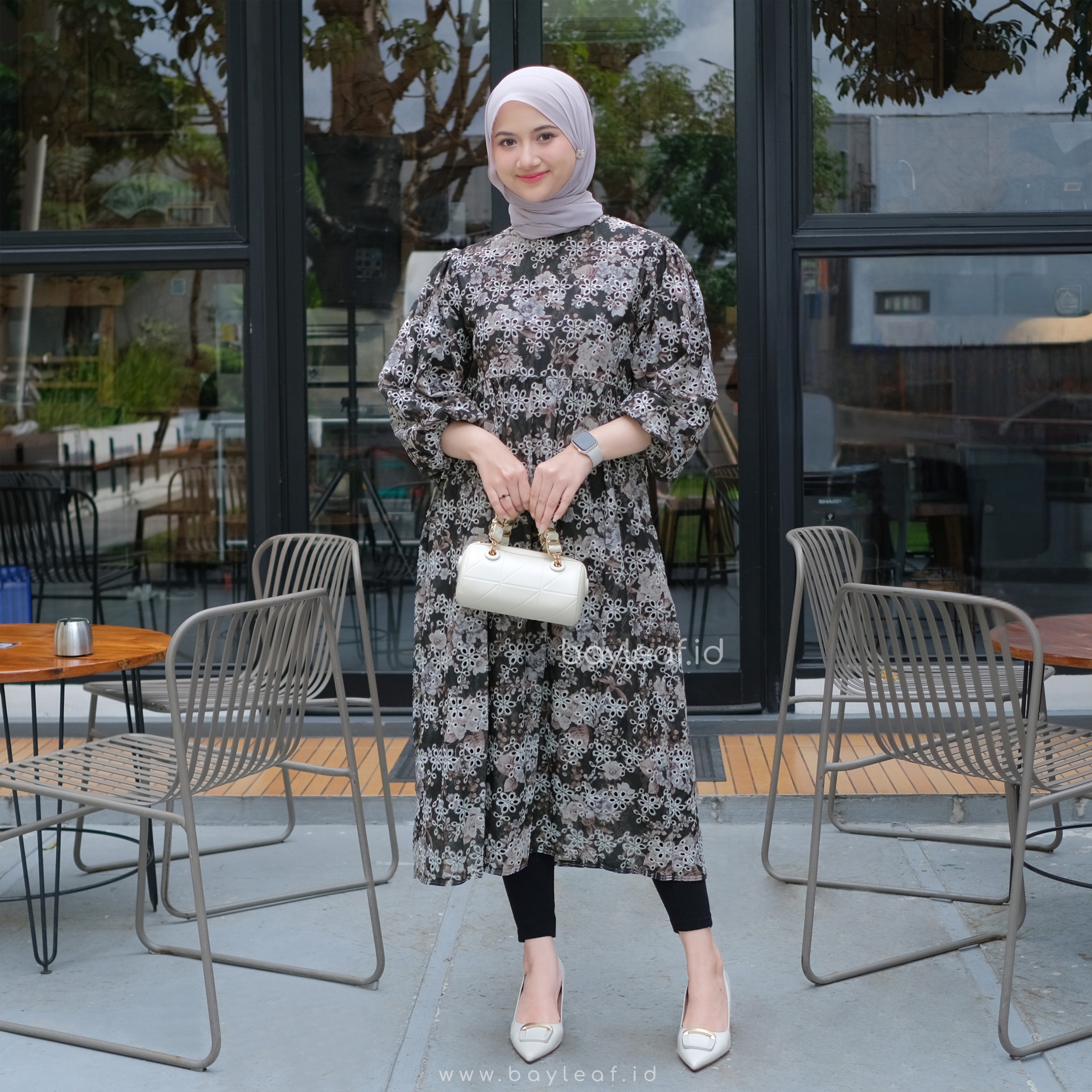 Oriana Harumi Midress Motif Bunga