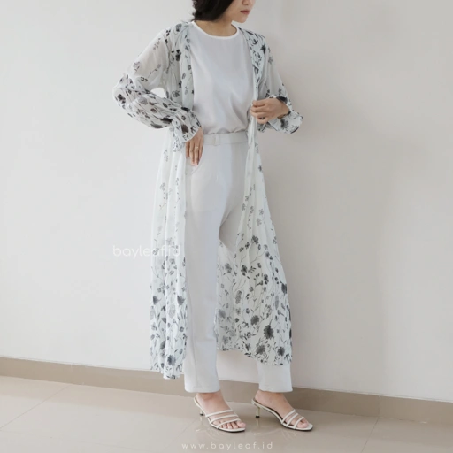 Image of Roseli Floral Outer / Outer Wanita Motif Bunga