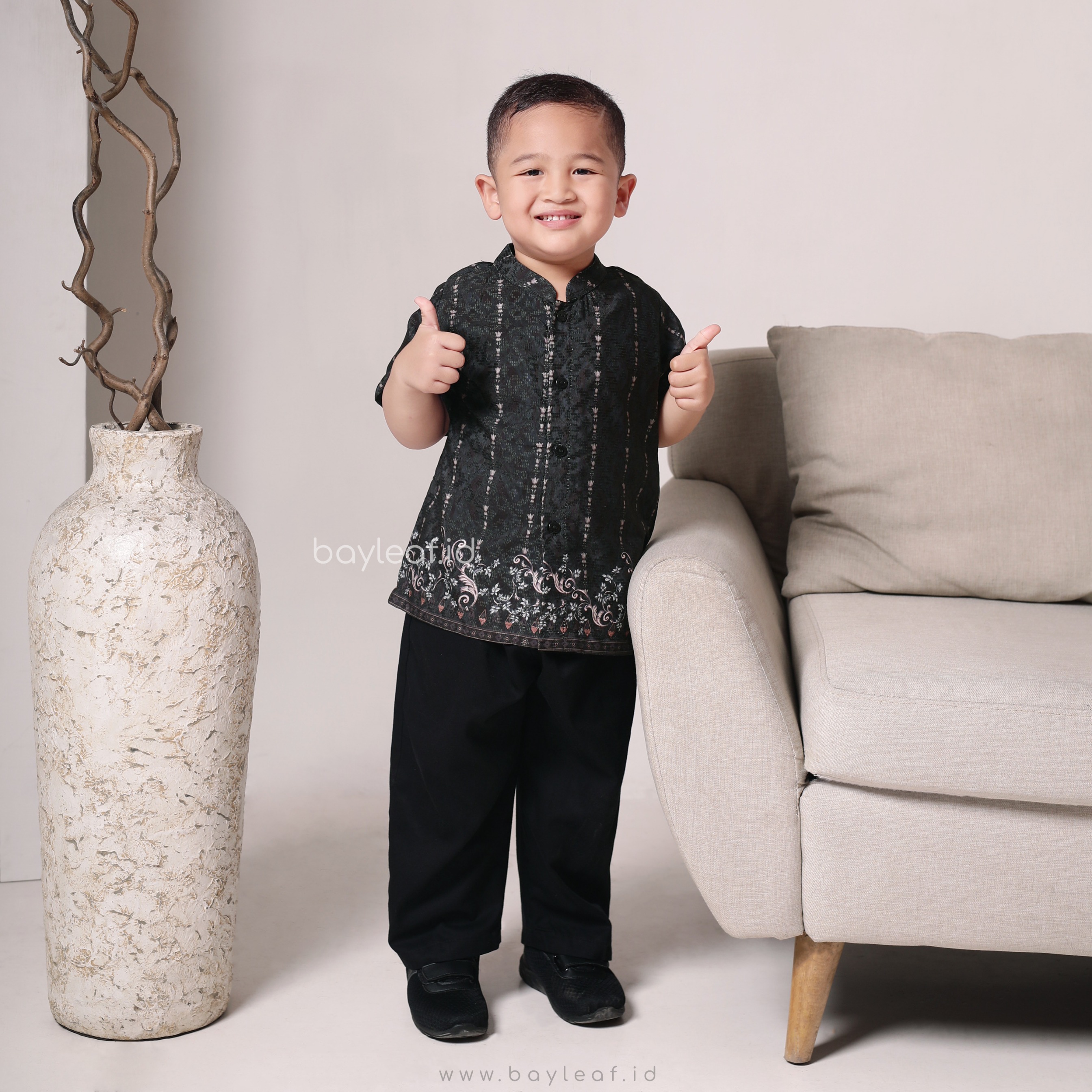 Zahreen Alan Kids Atasan Kemeja Anak Lengan Pendek