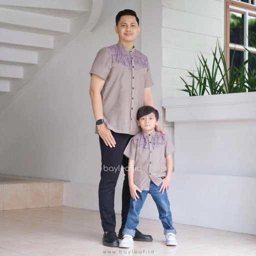 Image of Annelise Alan Kids Atasan Kemeja Anak Lengan Pendek