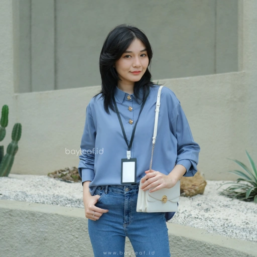Image of Alira Basic Shirt | Atasan Kemeja Casual Wanita Polos