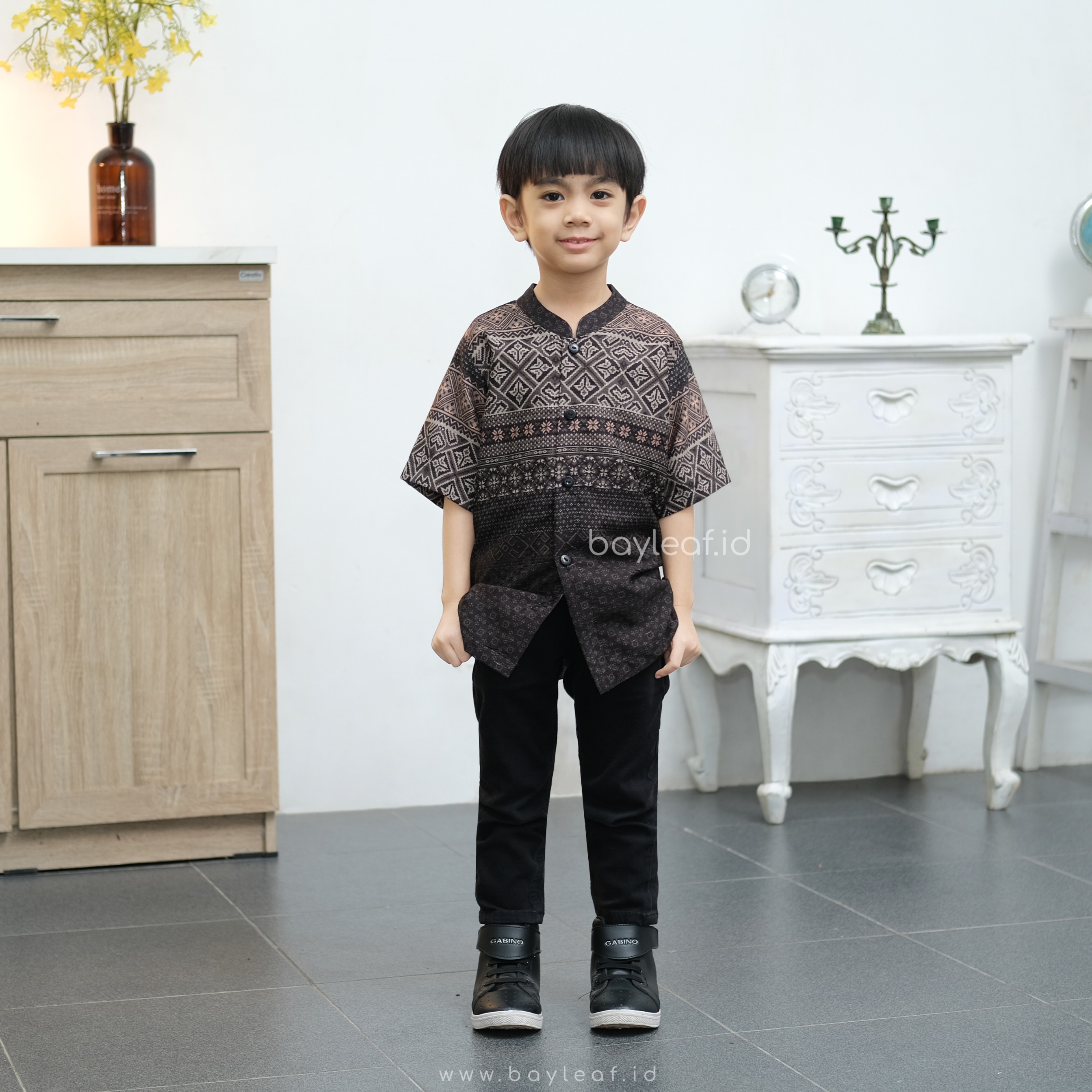 Seraya Ersa Kids Atasan Kemeja Anak Lengan Pendek