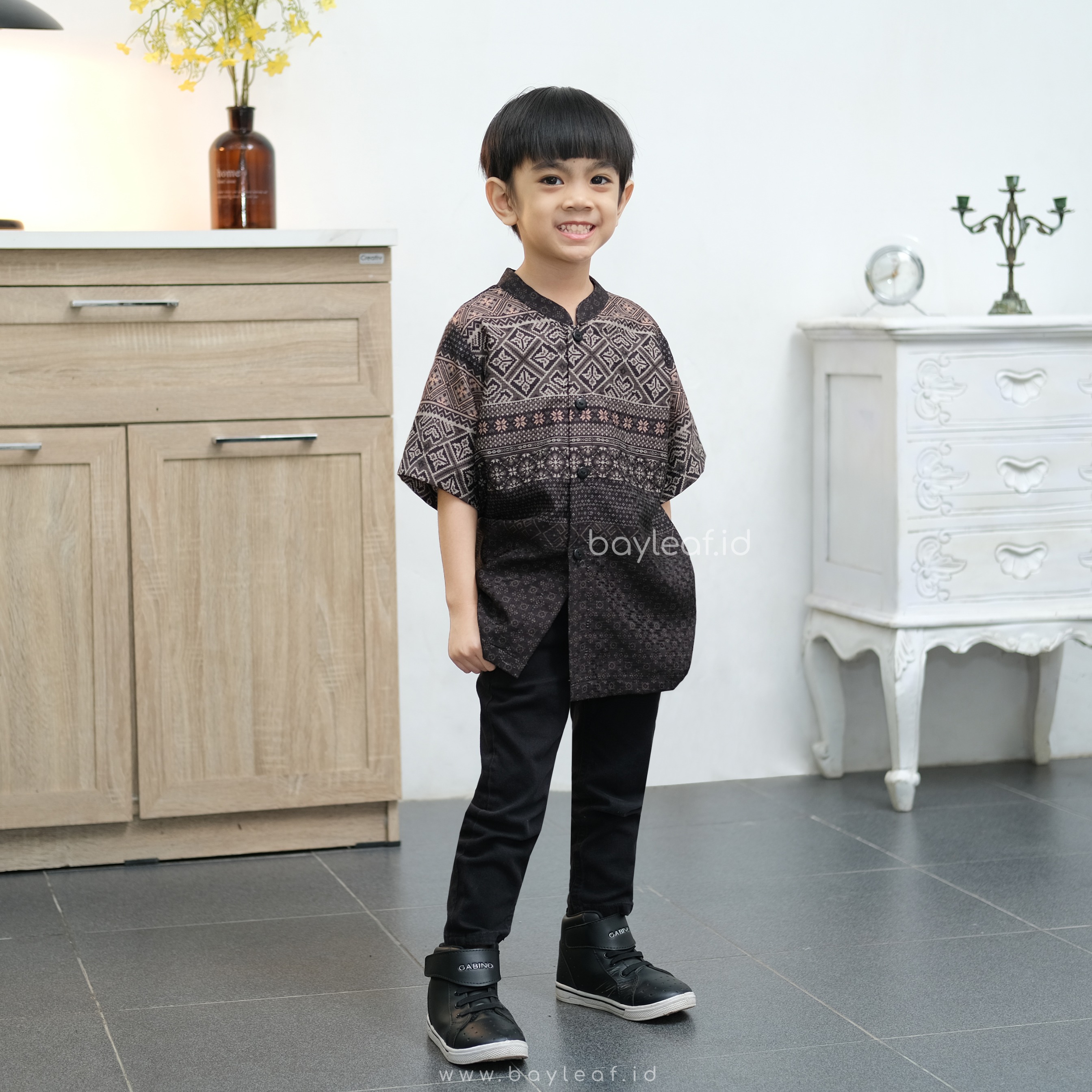 Seraya Ersa Kids Atasan Kemeja Anak Lengan Pendek