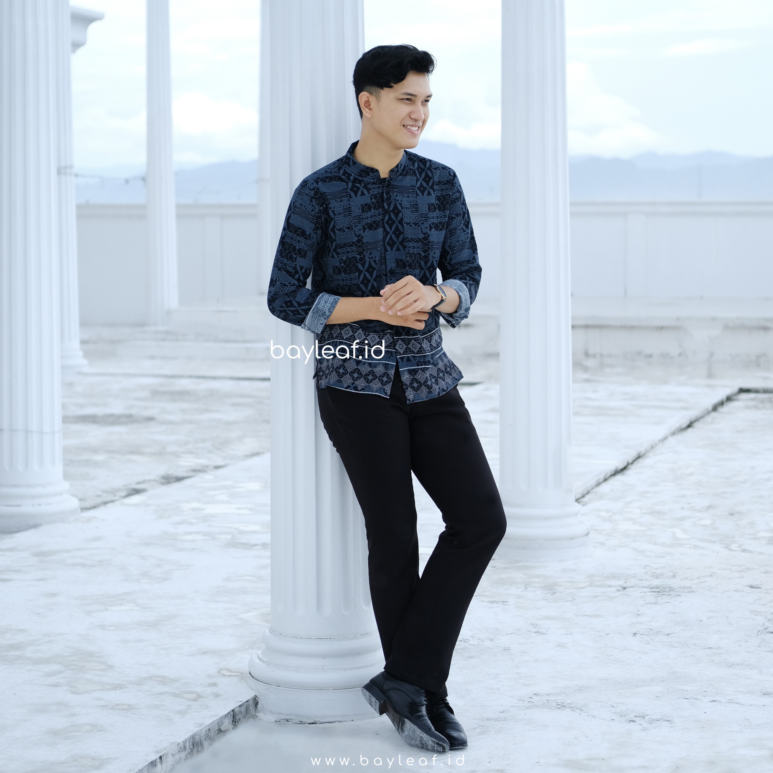 Camelia Alan Atasan Kemeja Pria Lengan Panjang