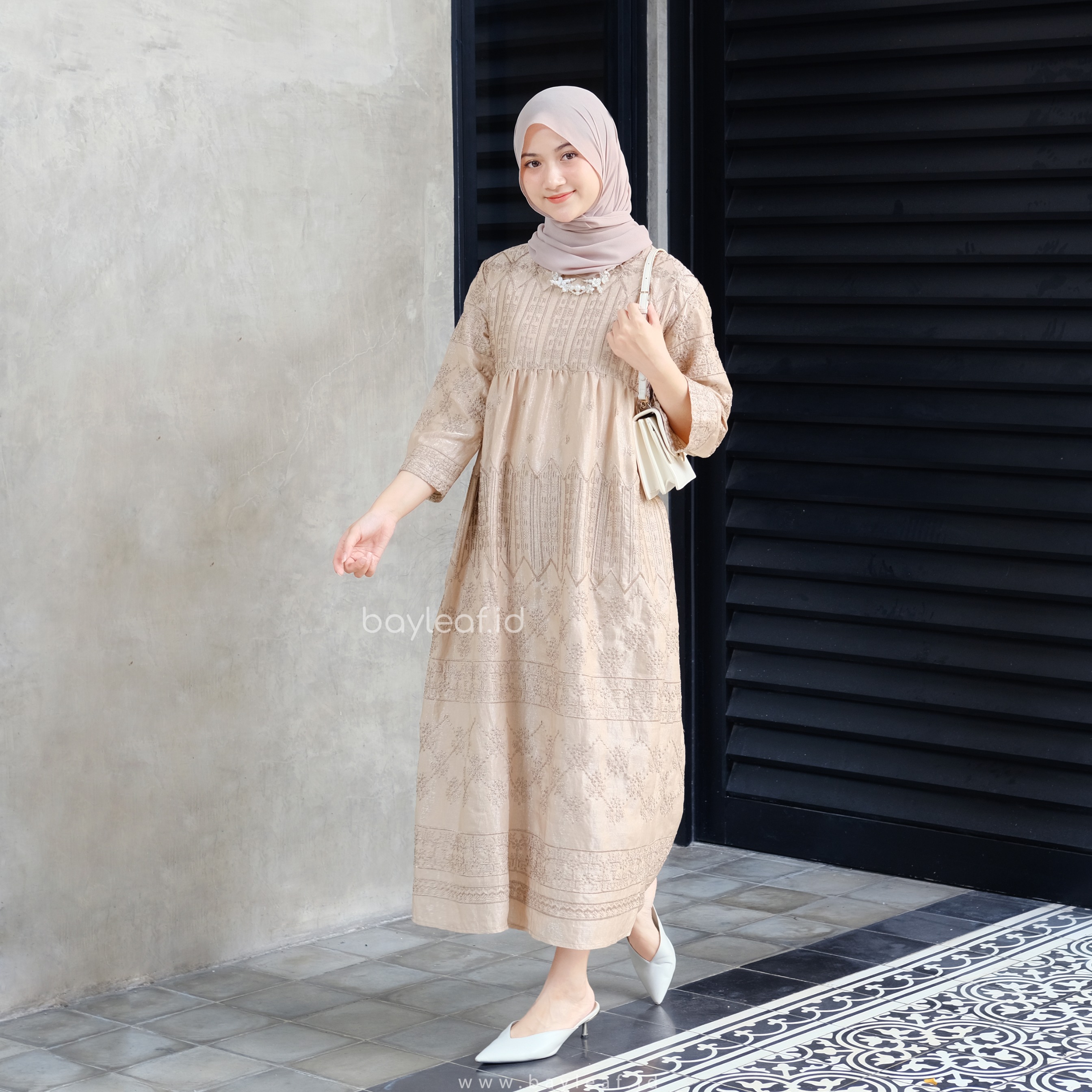 Denaya Maxi Dress Brokat Bordir Premium