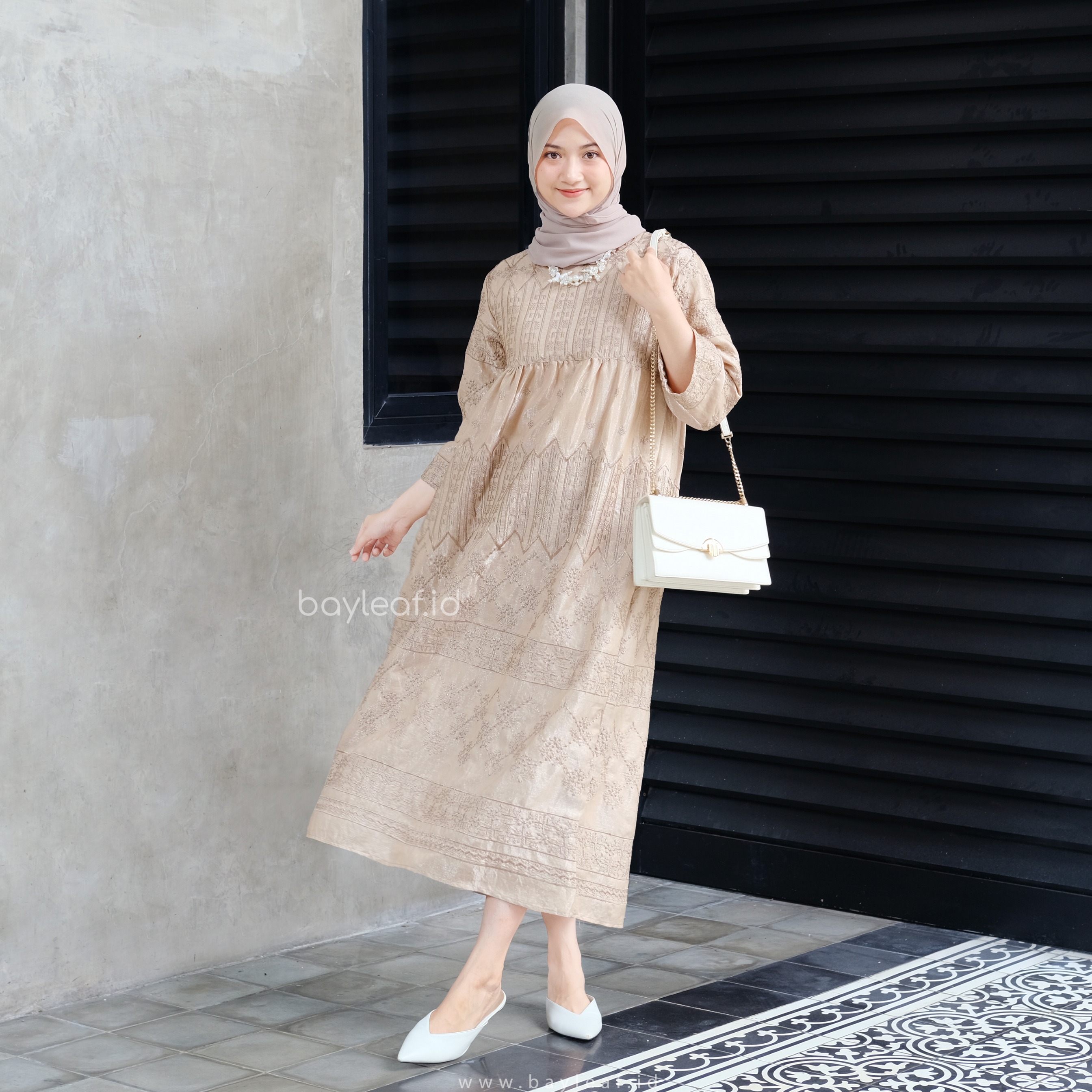 Denaya Maxi Dress Brokat Bordir Premium